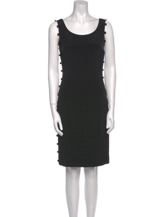 Didier Ludot Scoop Neck Knee-Length Dress