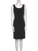 Didier Ludot Scoop Neck Knee-Length Dress