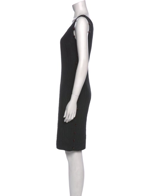 Didier Ludot Scoop Neck Knee-Length Dress