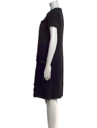 Didier Ludot Wool Knee-Length Dress