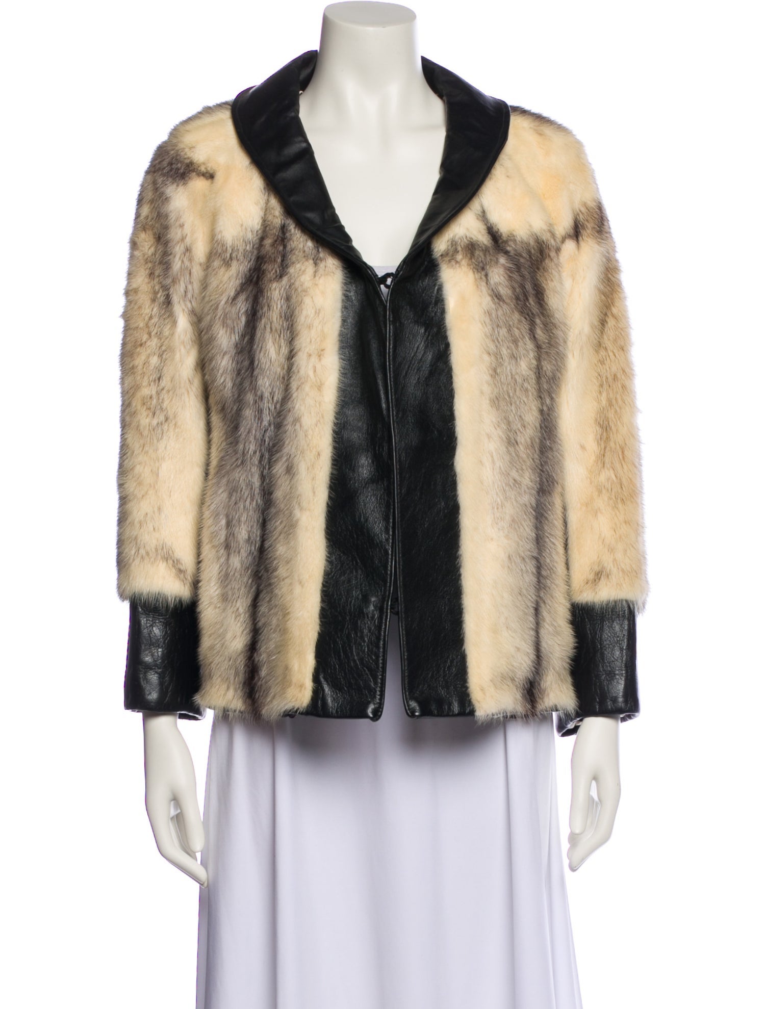 Diane Furs Printed Fur Jacket
