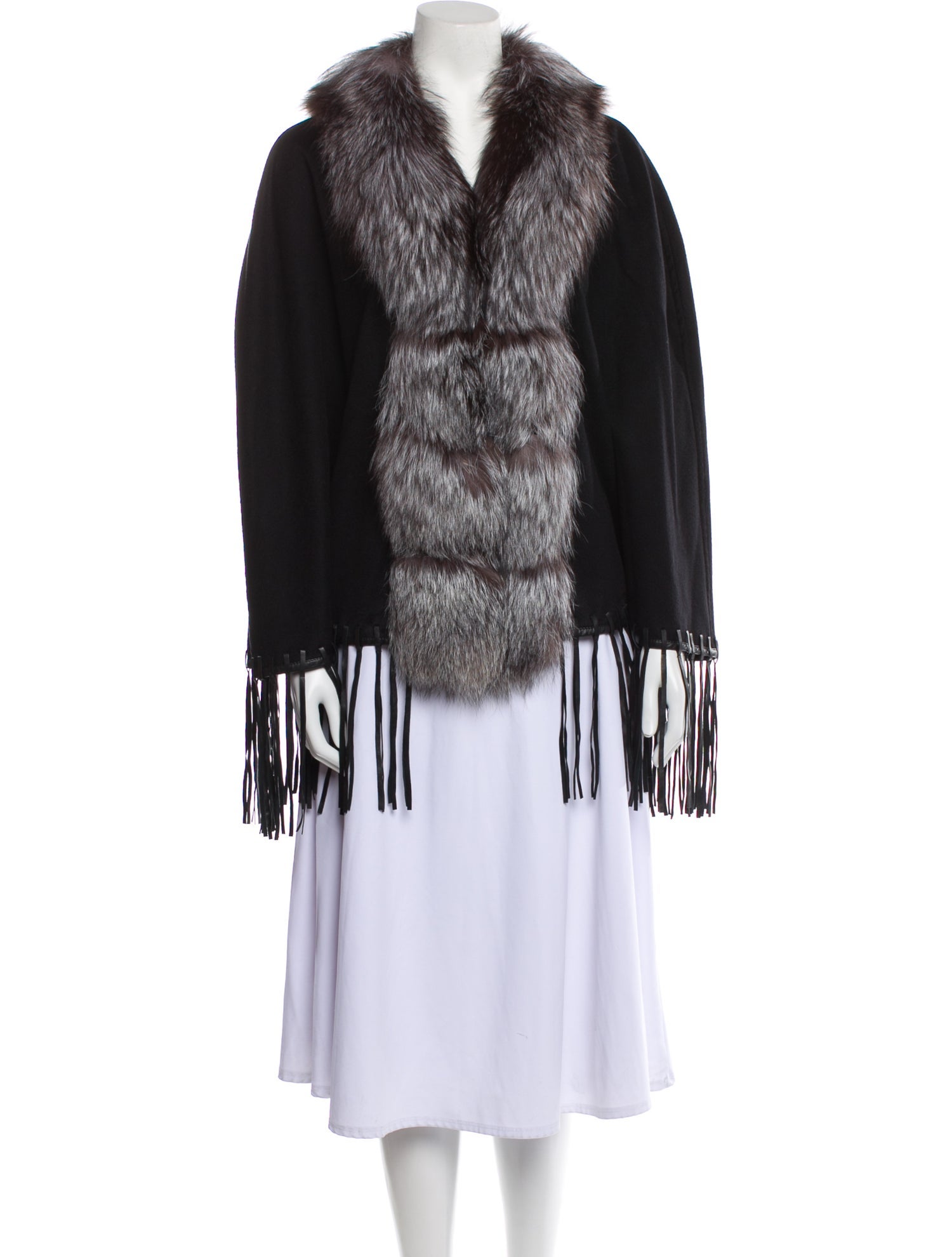 DiOMi Cashmere Printed Faux Fur Jacket