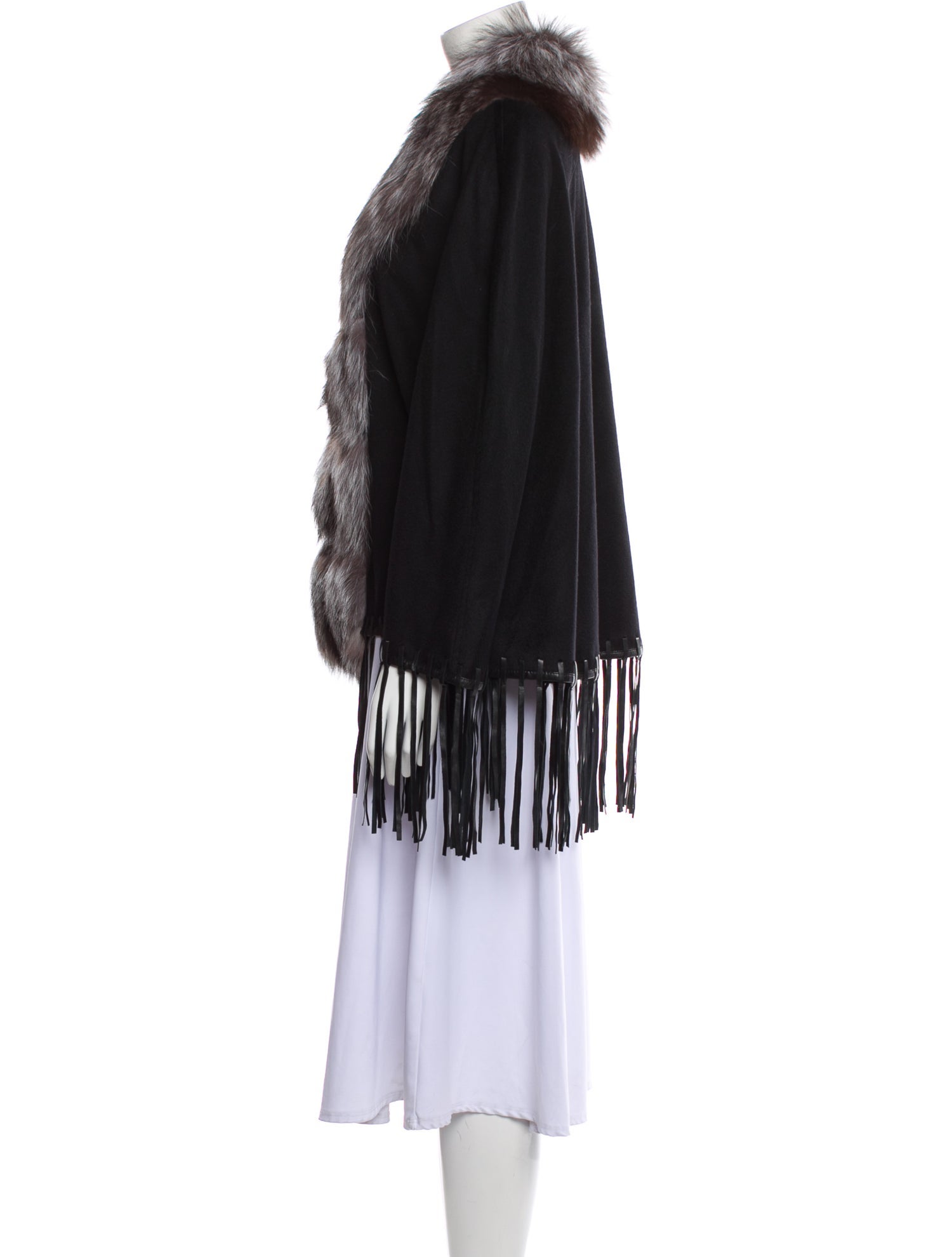 DiOMi Cashmere Printed Faux Fur Jacket