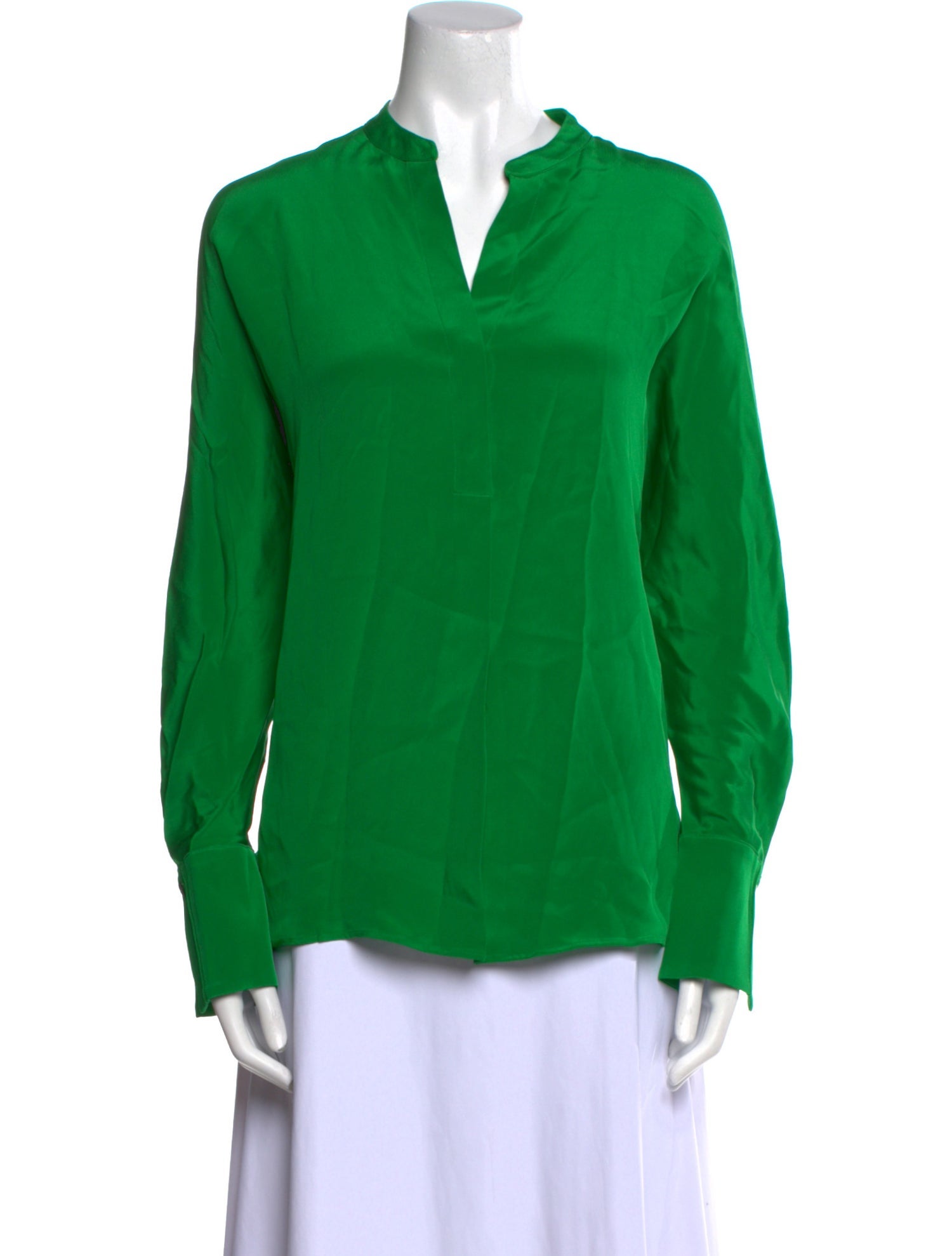 DiOMi Silk V-Neck Blouse