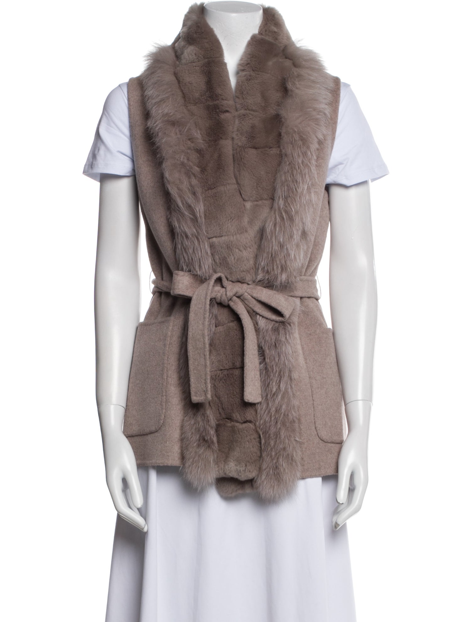 DiOMi Wool Fur Coat w/ Tags