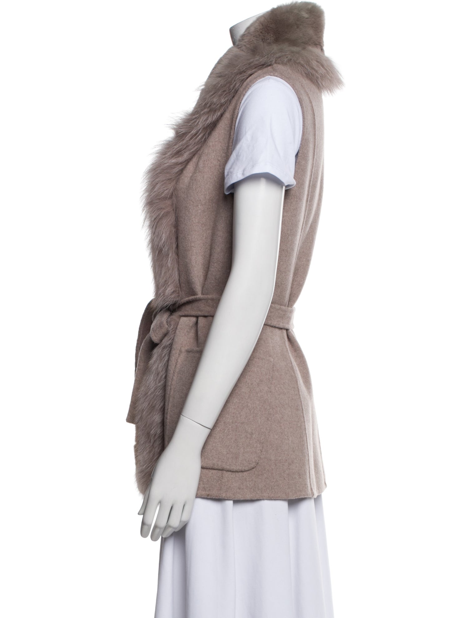 DiOMi Wool Fur Coat w/ Tags