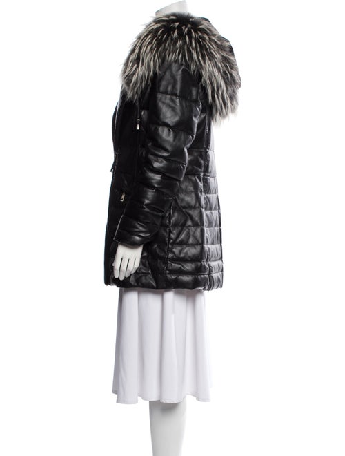 DiOMi Leather Fur Coat