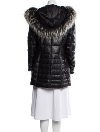 DiOMi Leather Fur Coat