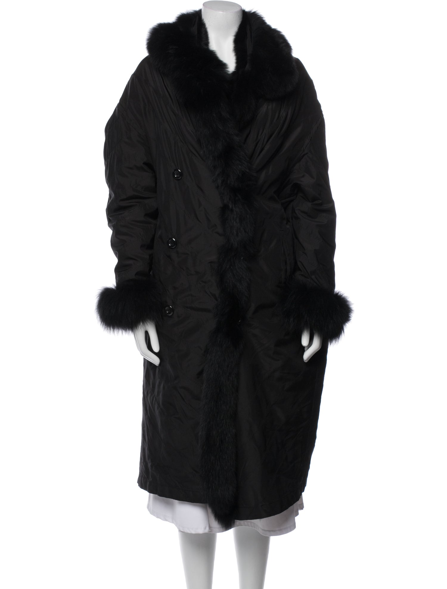 DiOMi Silk Fur Coat w/ Tags