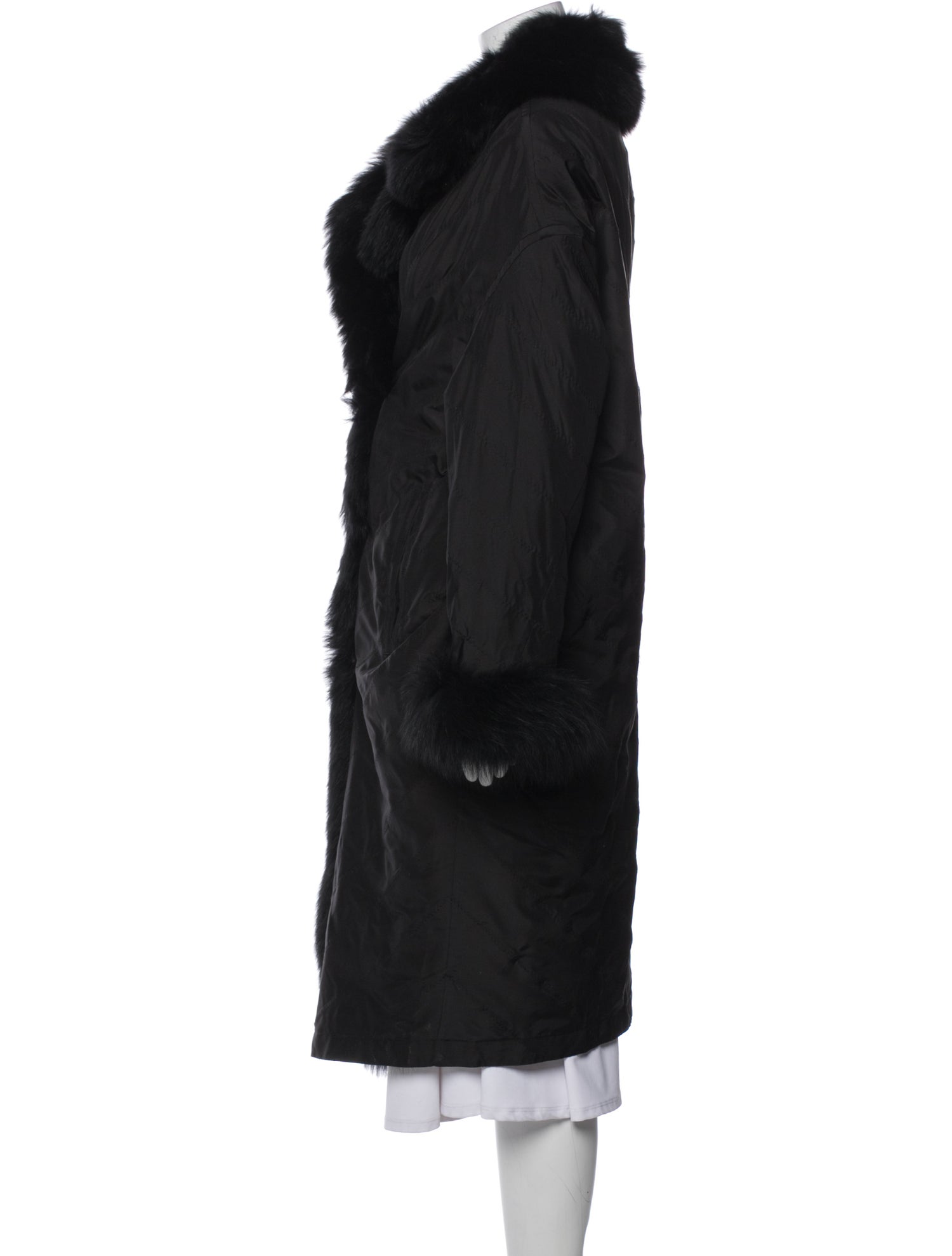 DiOMi Silk Fur Coat w/ Tags