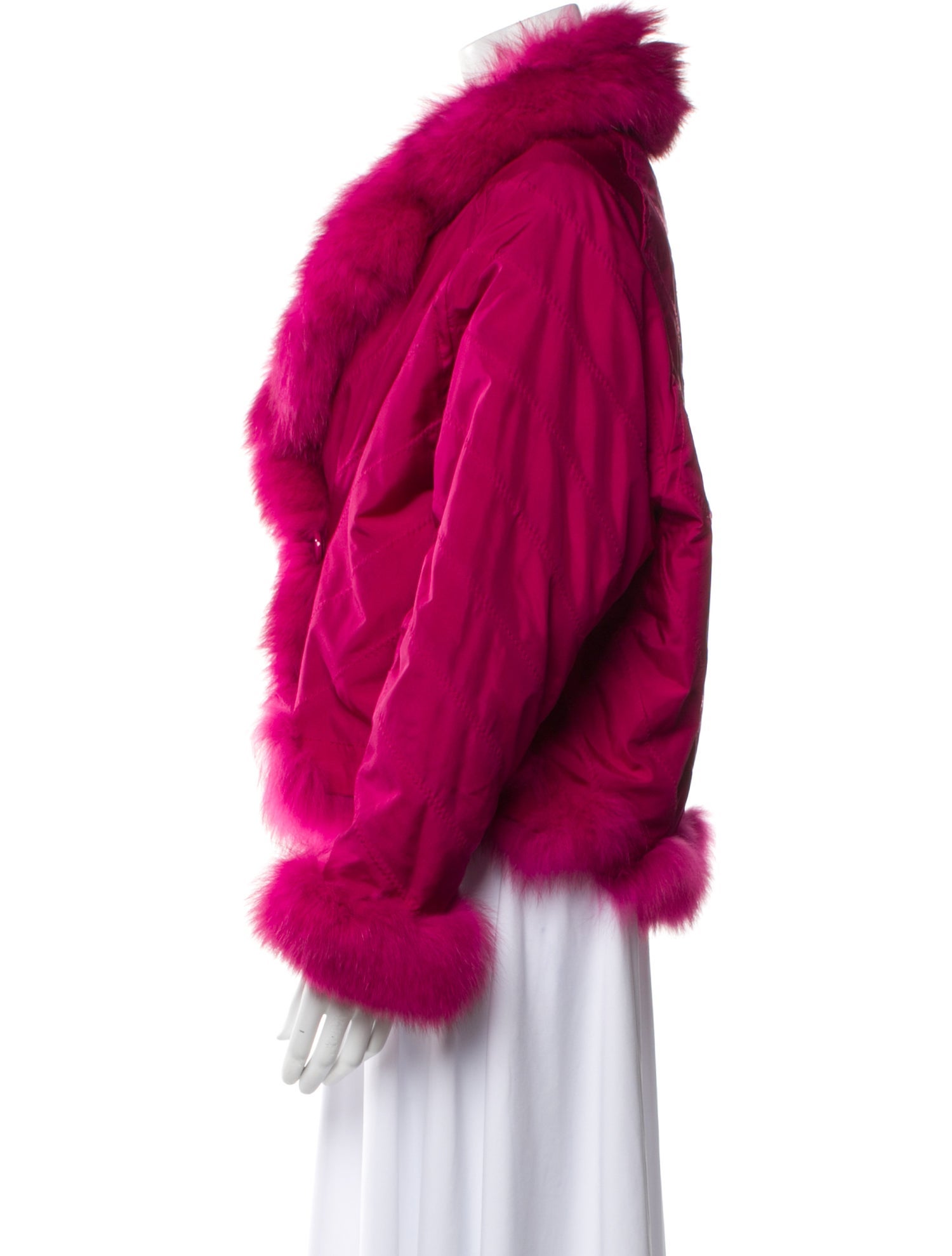 DiOMi Silk Faux Fur Jacket