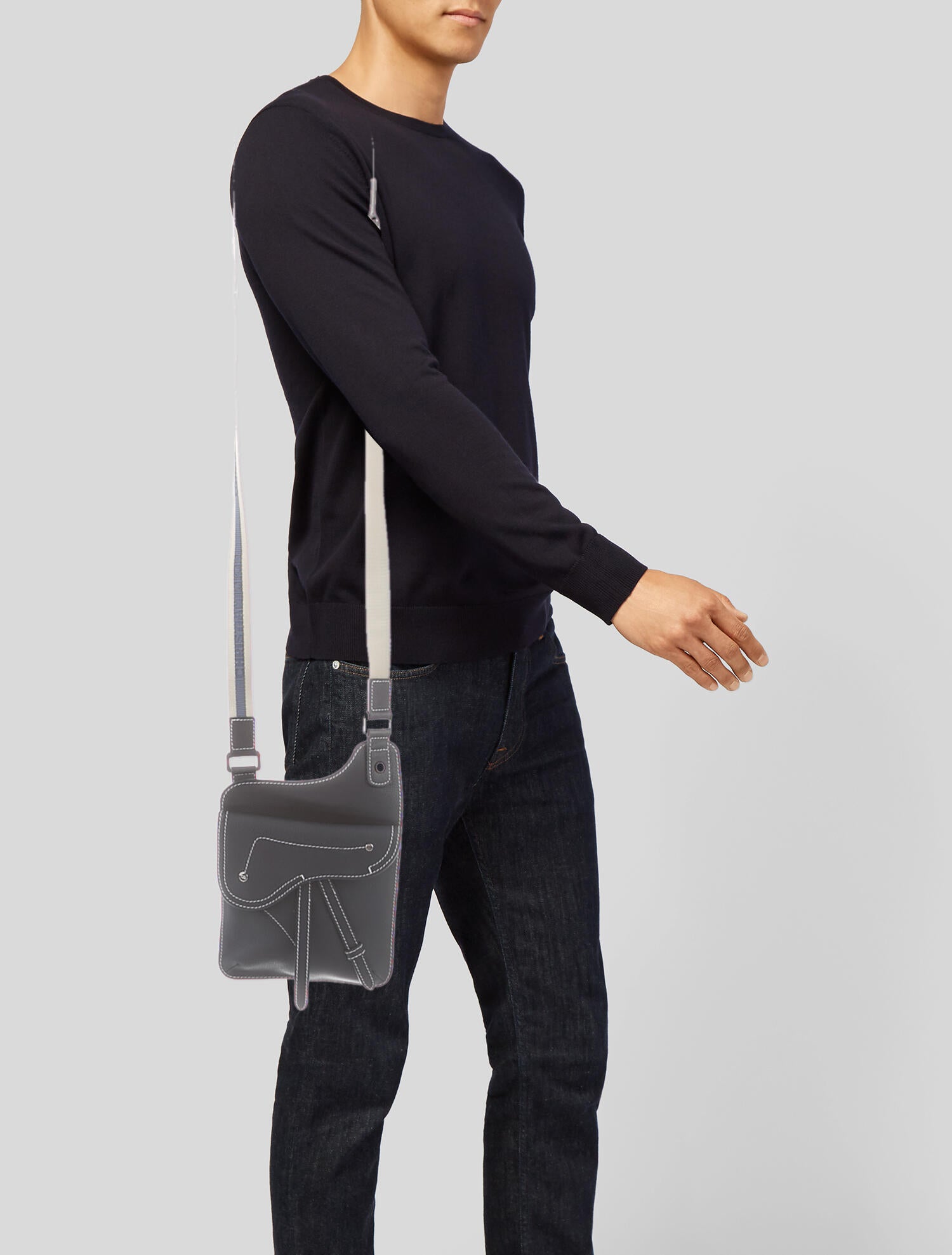 christian dior saddle bag men