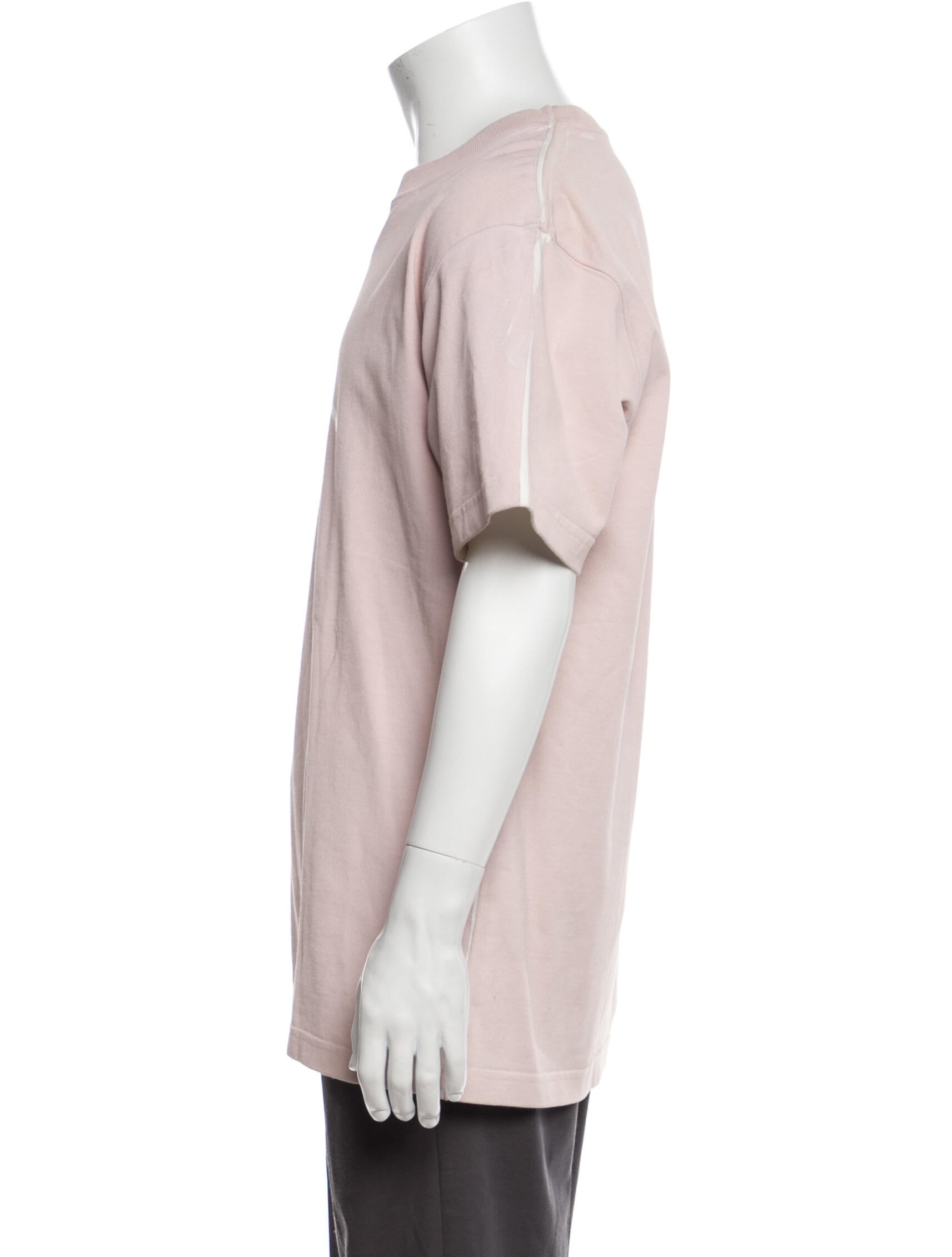 DIOR MEN 2020 x Shawn Stüssy Dyed T-Shirt - Pink T-Shirts 