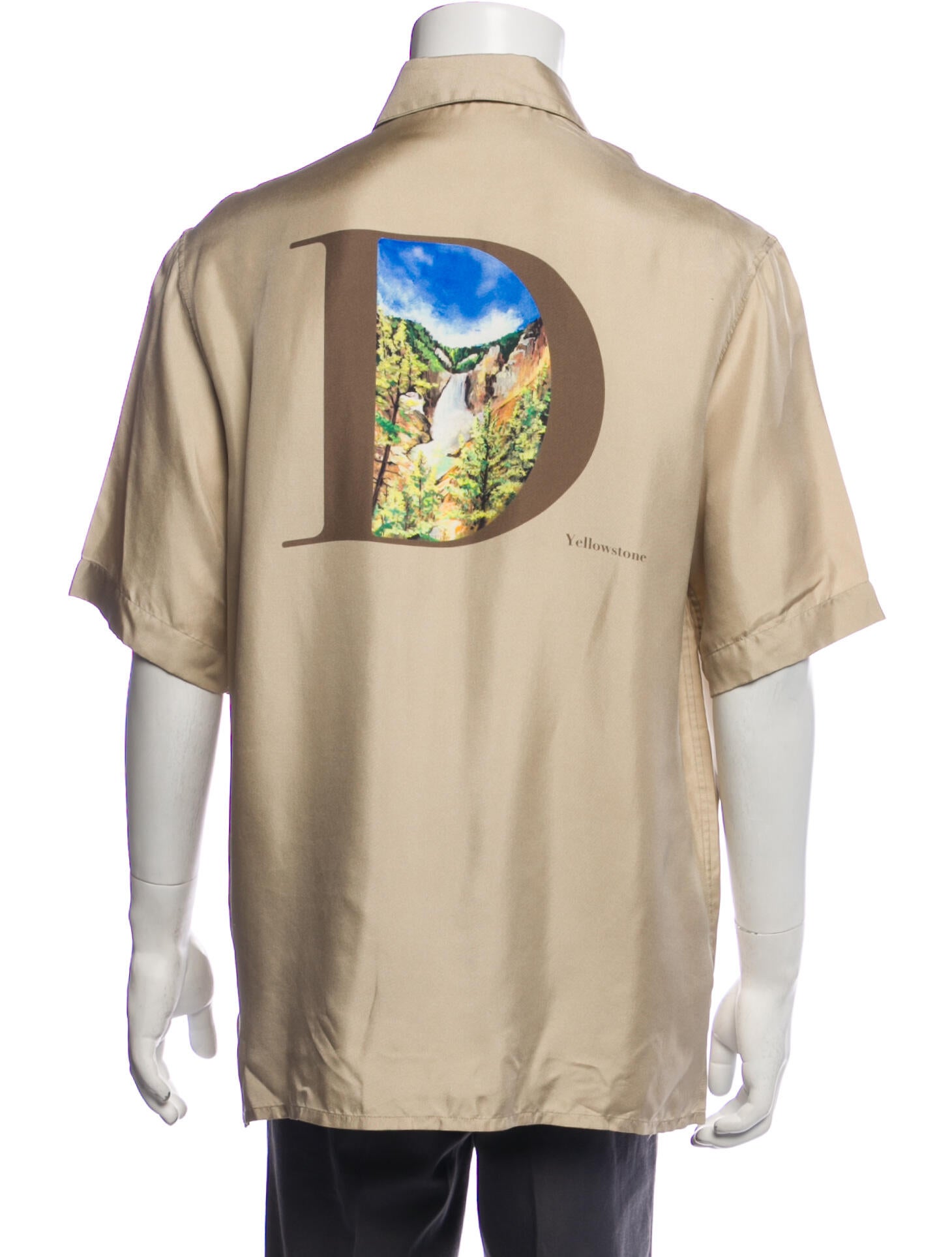 DIOR MEN 2022 x Jack Kerouac 'Yellowstone' Shirt - Brown Casual