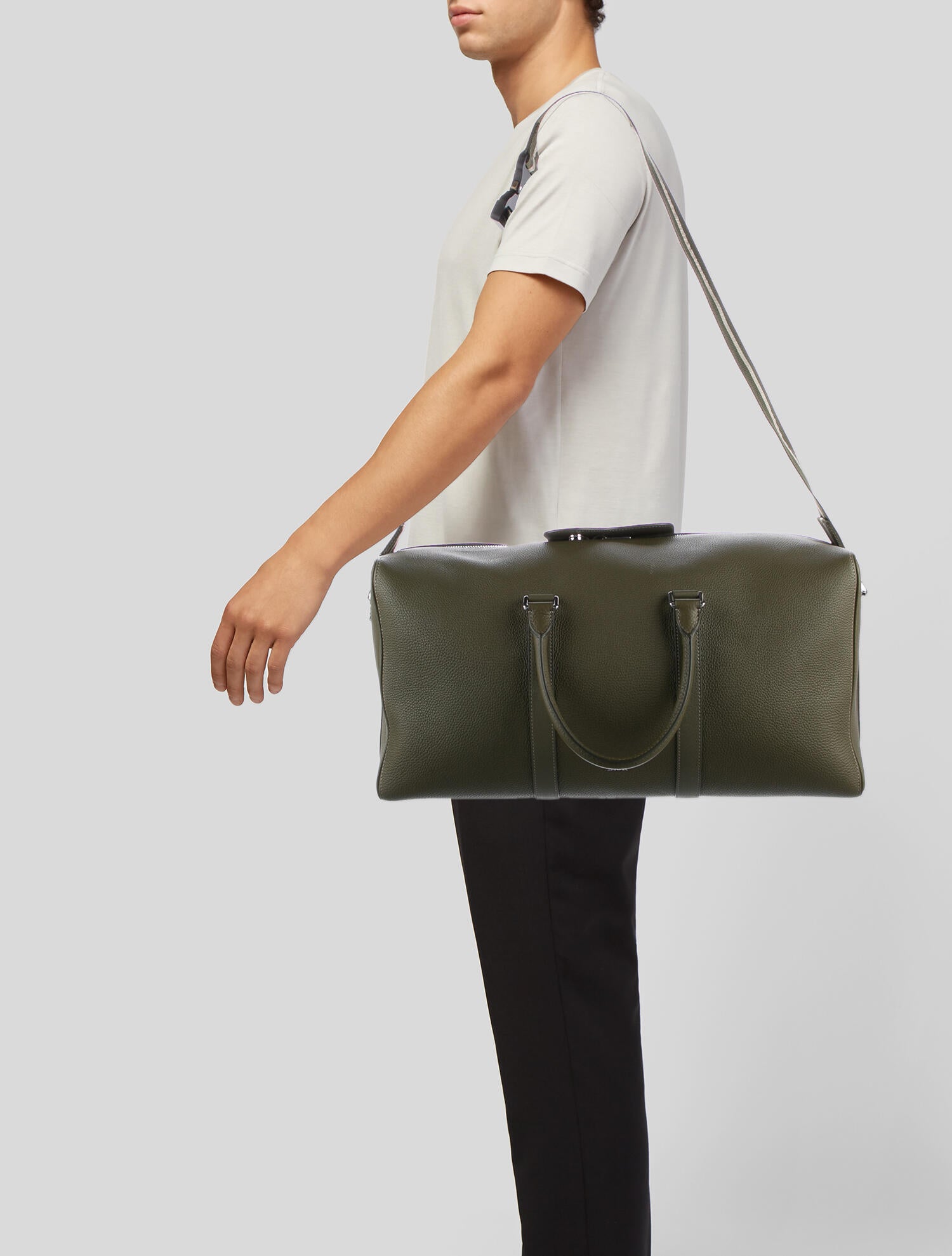 DIOR MEN Lingot 50 Duffle Bag Green Weekenders, Bags DIORM26223