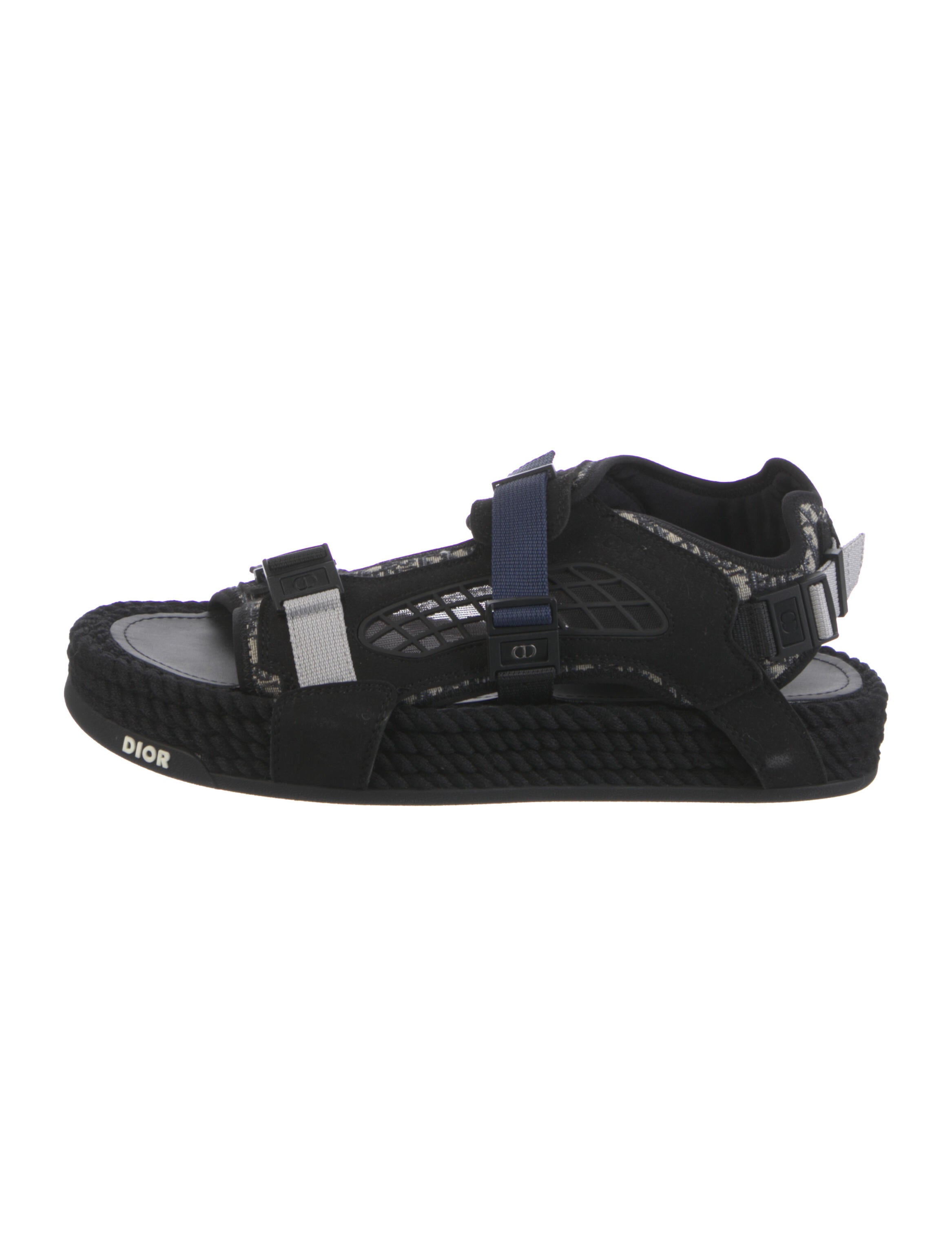 DIOR MEN Sandals - Black Sandals, Shoes 