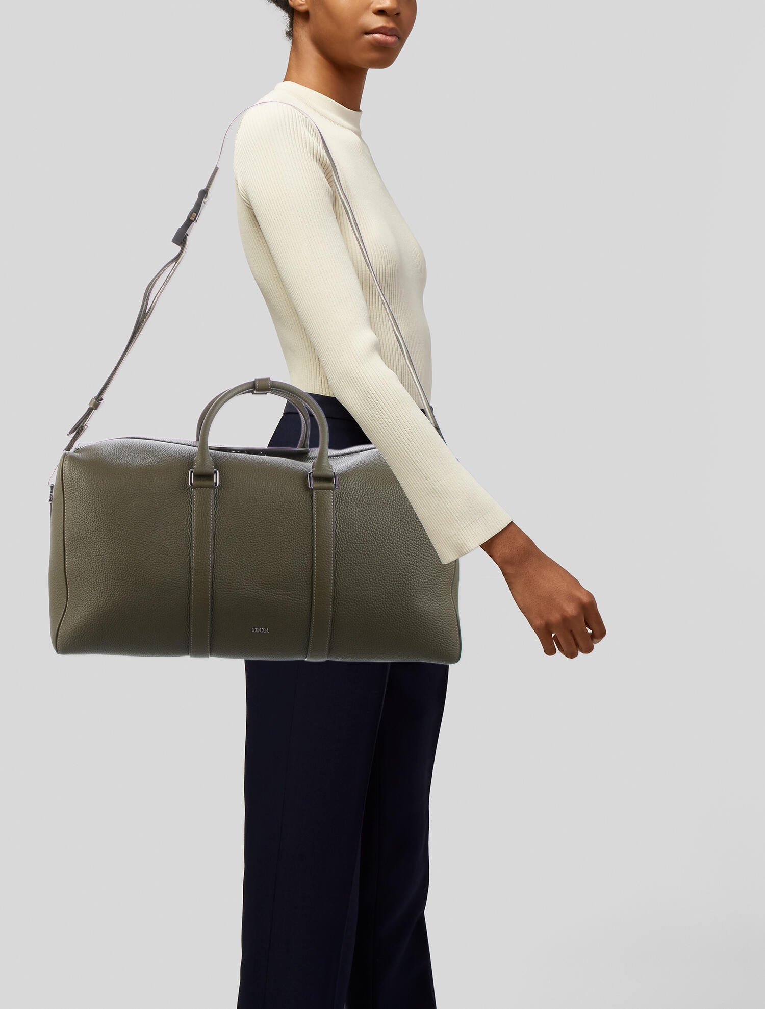 DIOR MEN 2021 Lingot 50 Duffle Bag Green Weekenders, Bags