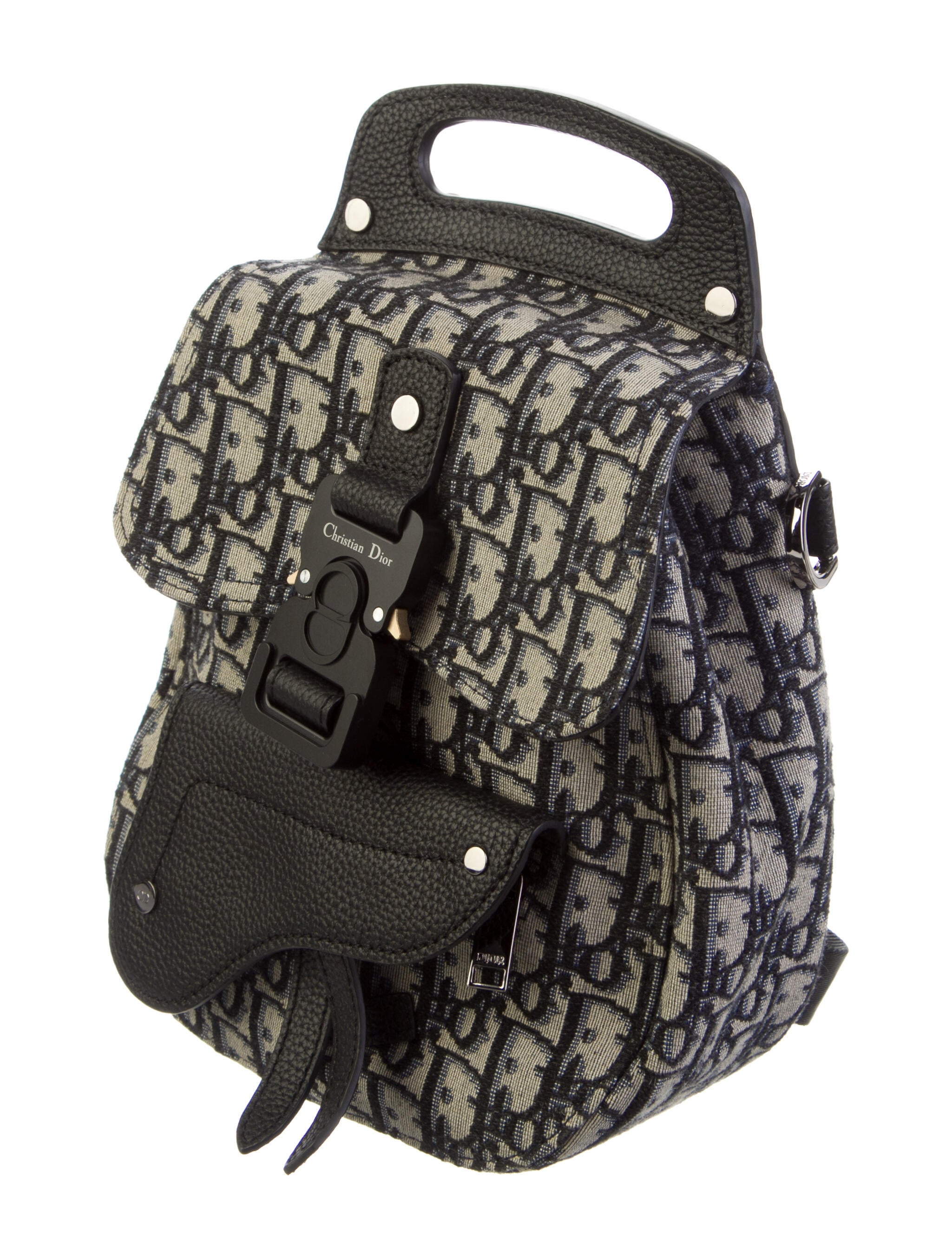 DIOR MEN Oblique Mini Saddle Backpack Backpacks, Bags The RealReal