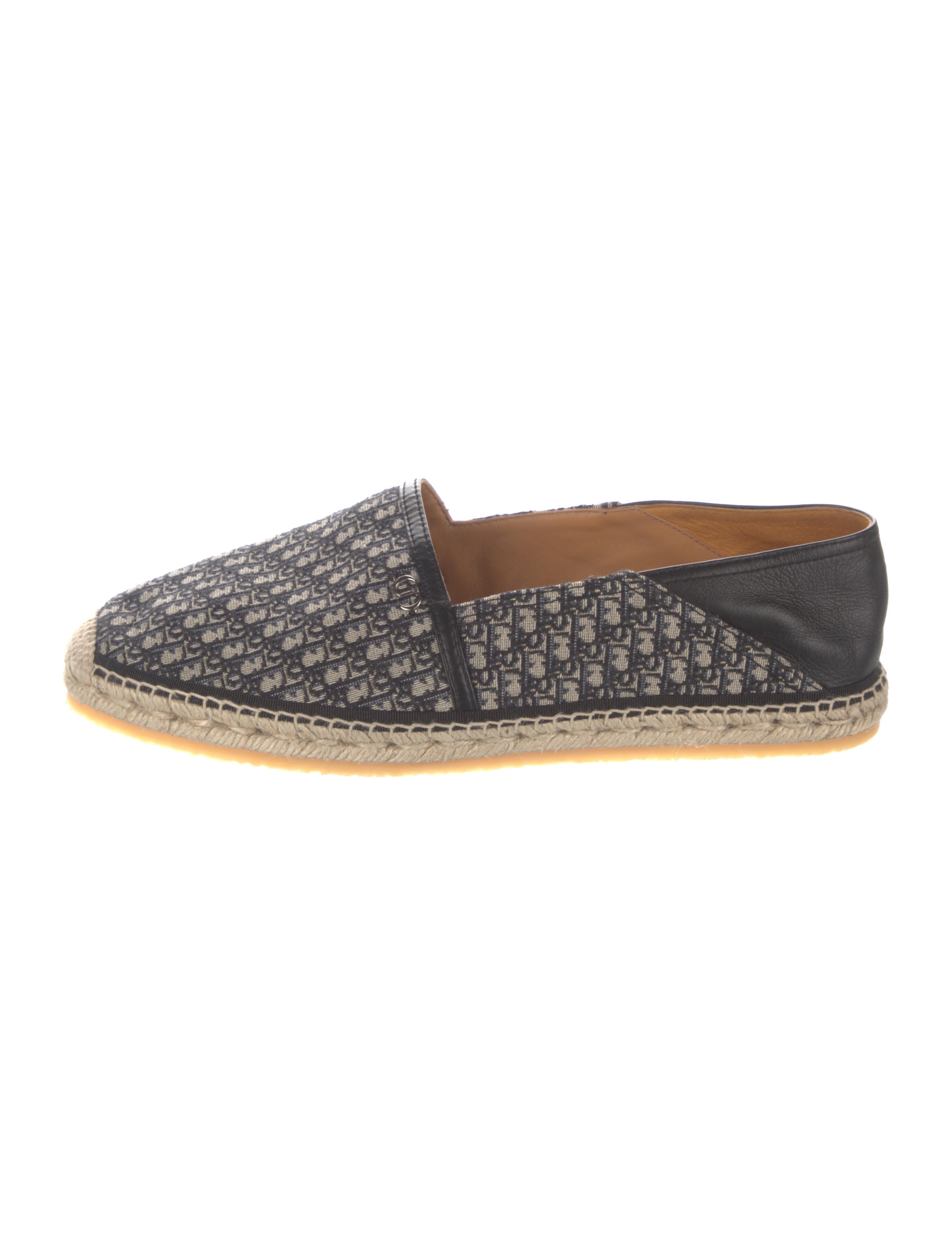 DIOR MEN Paradise Oblique Jacquard Espadrilles Black Espadrilles