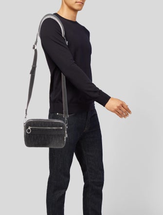 DIOR MEN 2019 Oblique Safari Messenger Bag