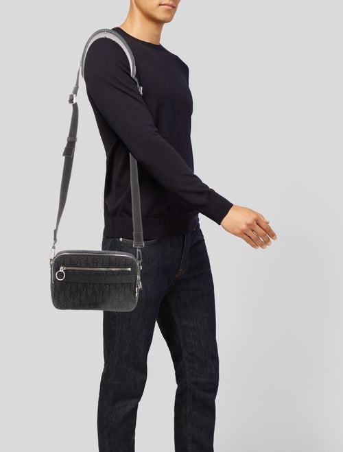 DIOR MEN 2019 Oblique Safari Messenger Bag