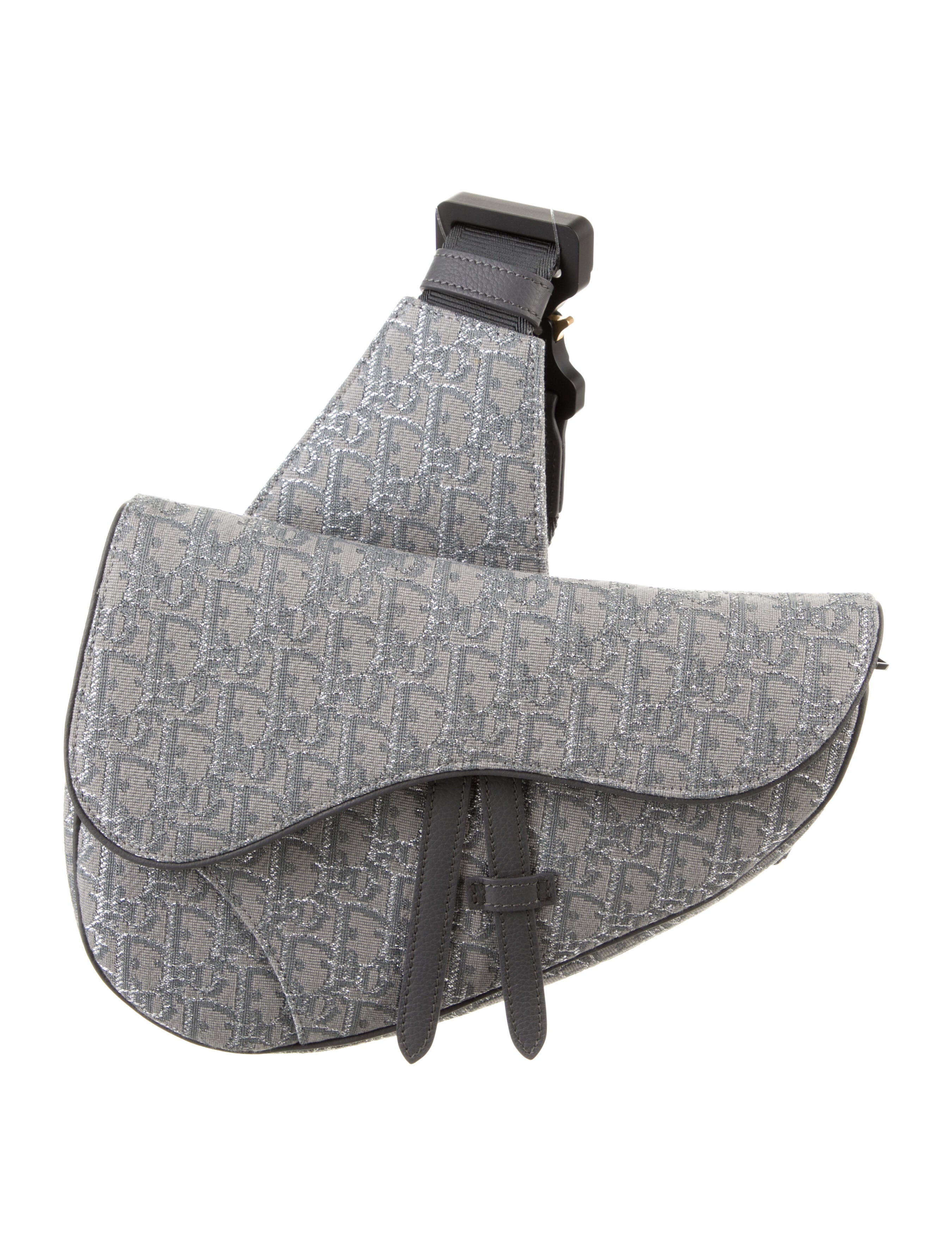 DIOR MEN x Kenny Scharf 2021 Oblique Roller Messenger Bag Neutrals