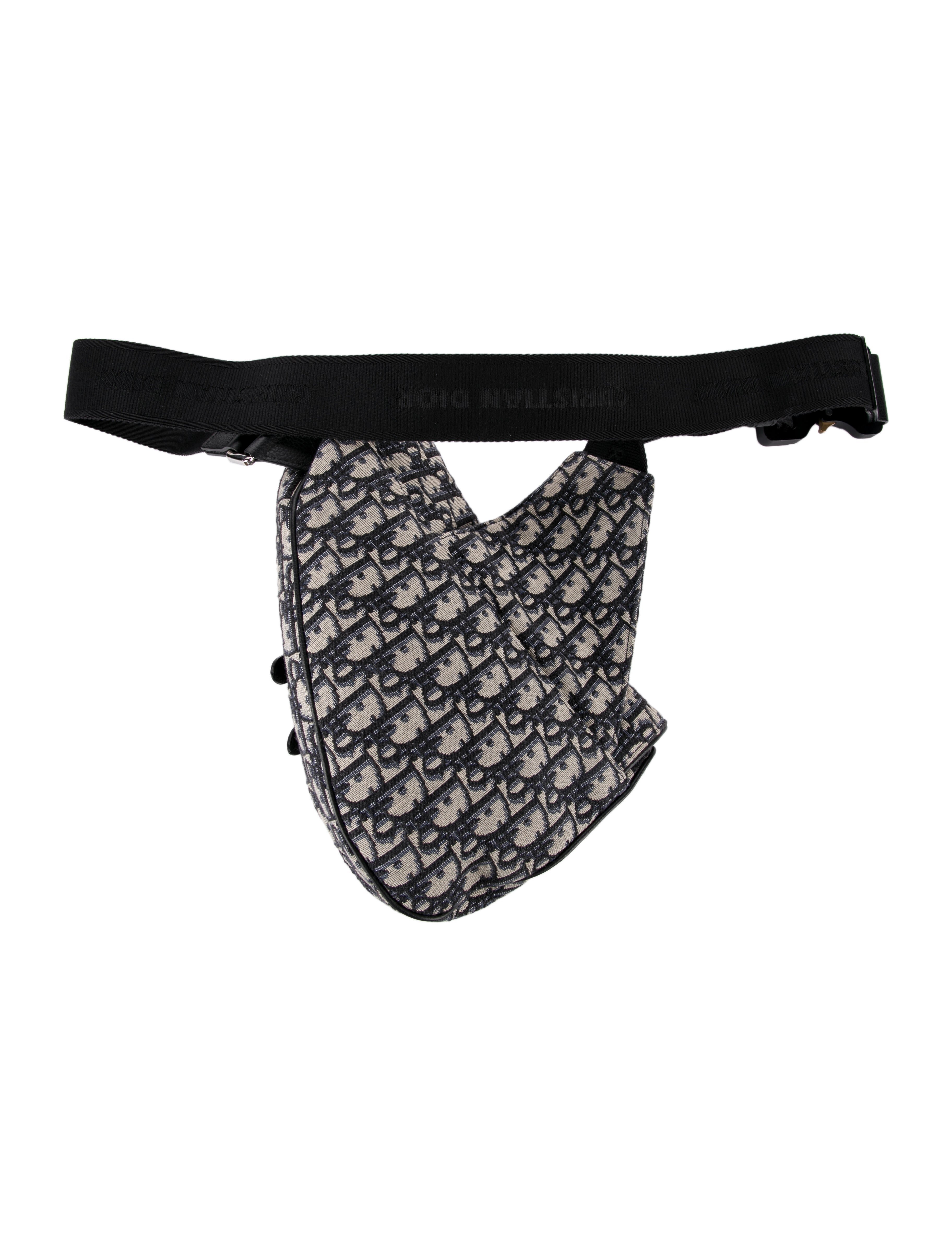 DIOR MEN Oblique Saddle Waist Bag