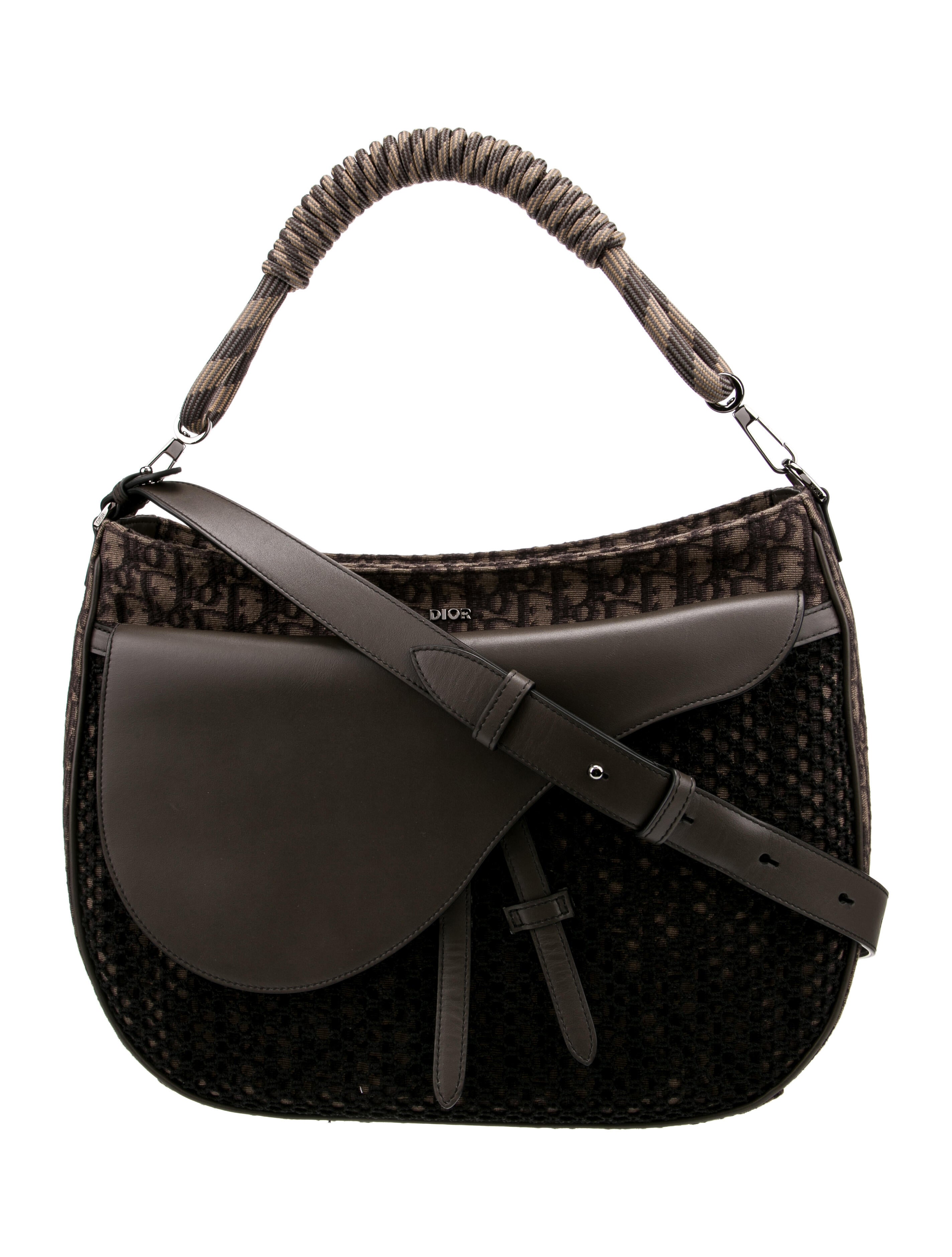 DIOR MEN 2022 Oblique Saddle Soft Bag - Portfolios & Pouches, Bags