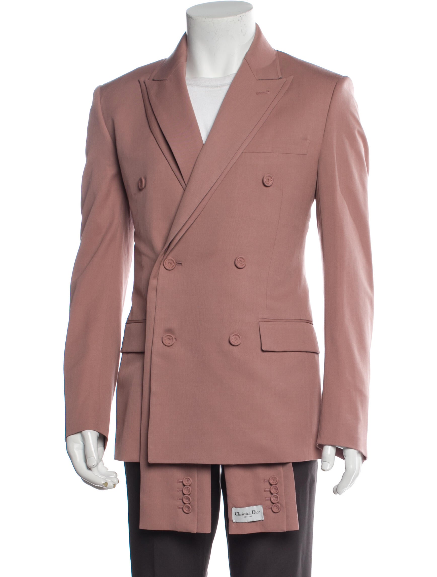 Dior double breasted suit best sale