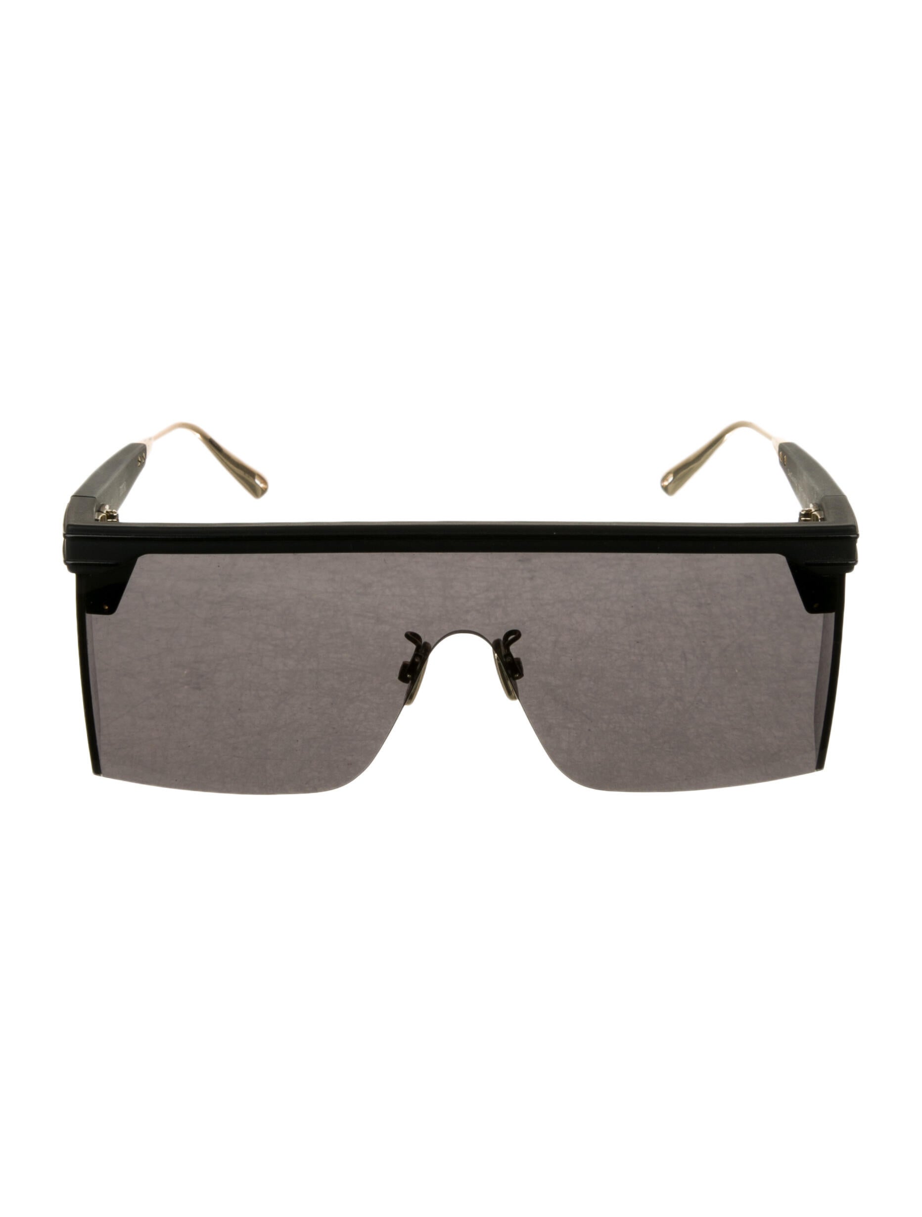 Christian Dior M1U Shield Sunglasses Black Sunglasses