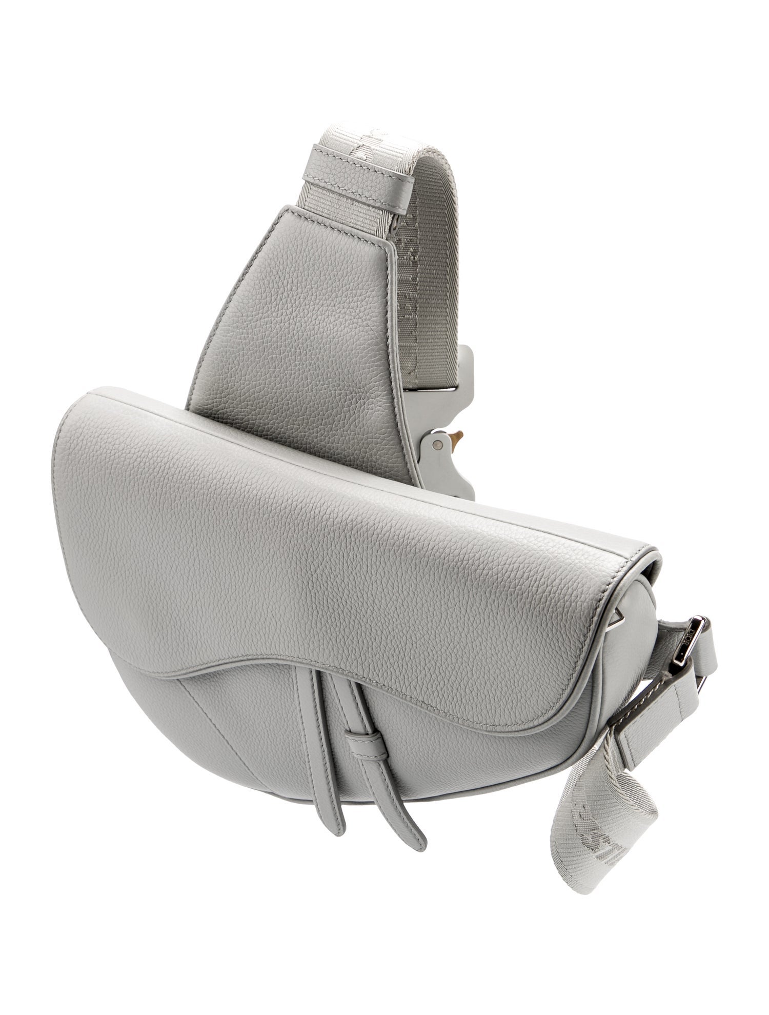 DIOR MEN 2021 Oblique Kasuri Saddle Bag Blue Satchels, Bags