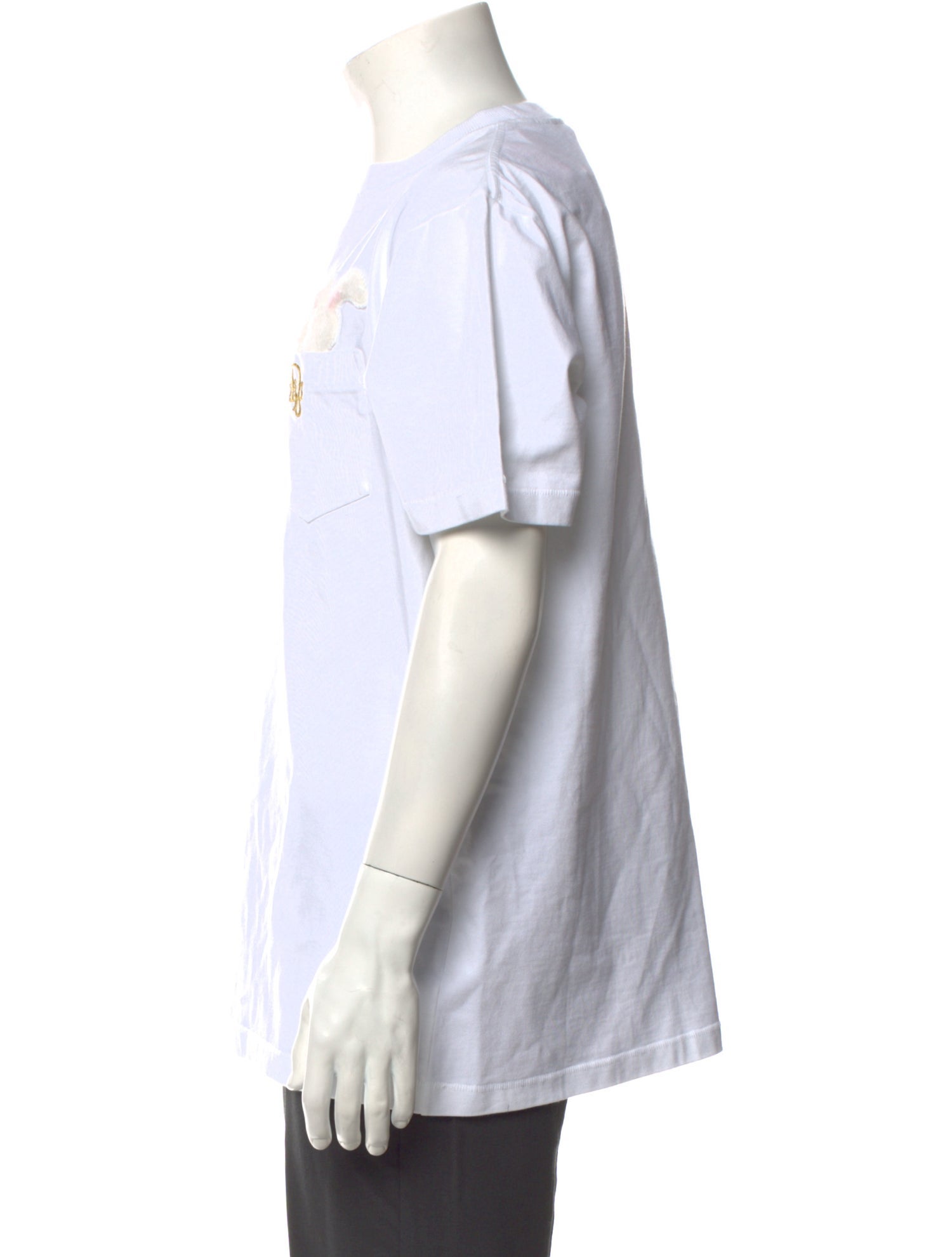 Dior x ERL 2023 Bunny Embroidered Pocket T-Shirt w/ Tags - White T