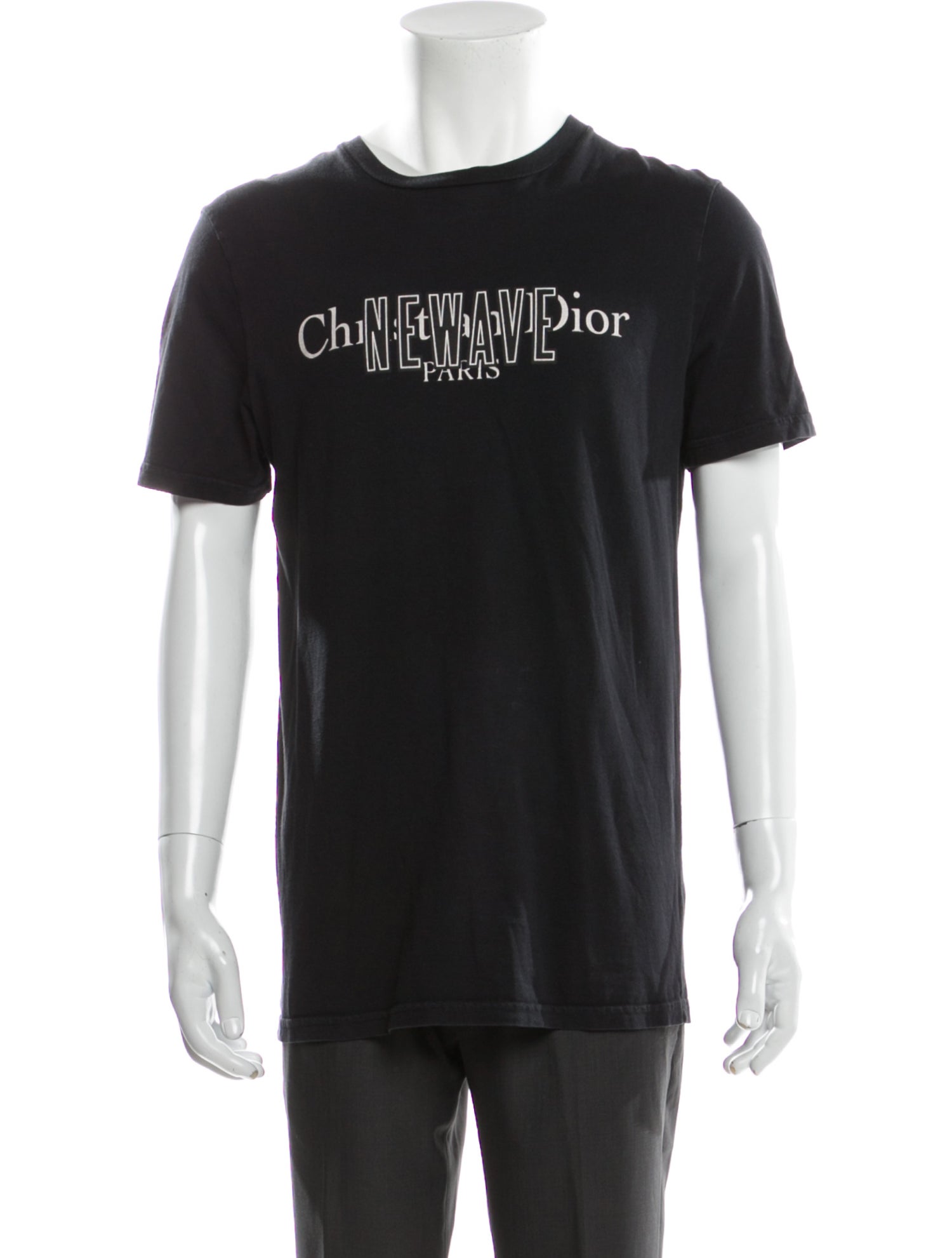 Dior Homme Bee Accent Newave T-Shirt - Black T-Shirts, Clothing -  DIORM40545 | The RealReal, image size:1500x1981