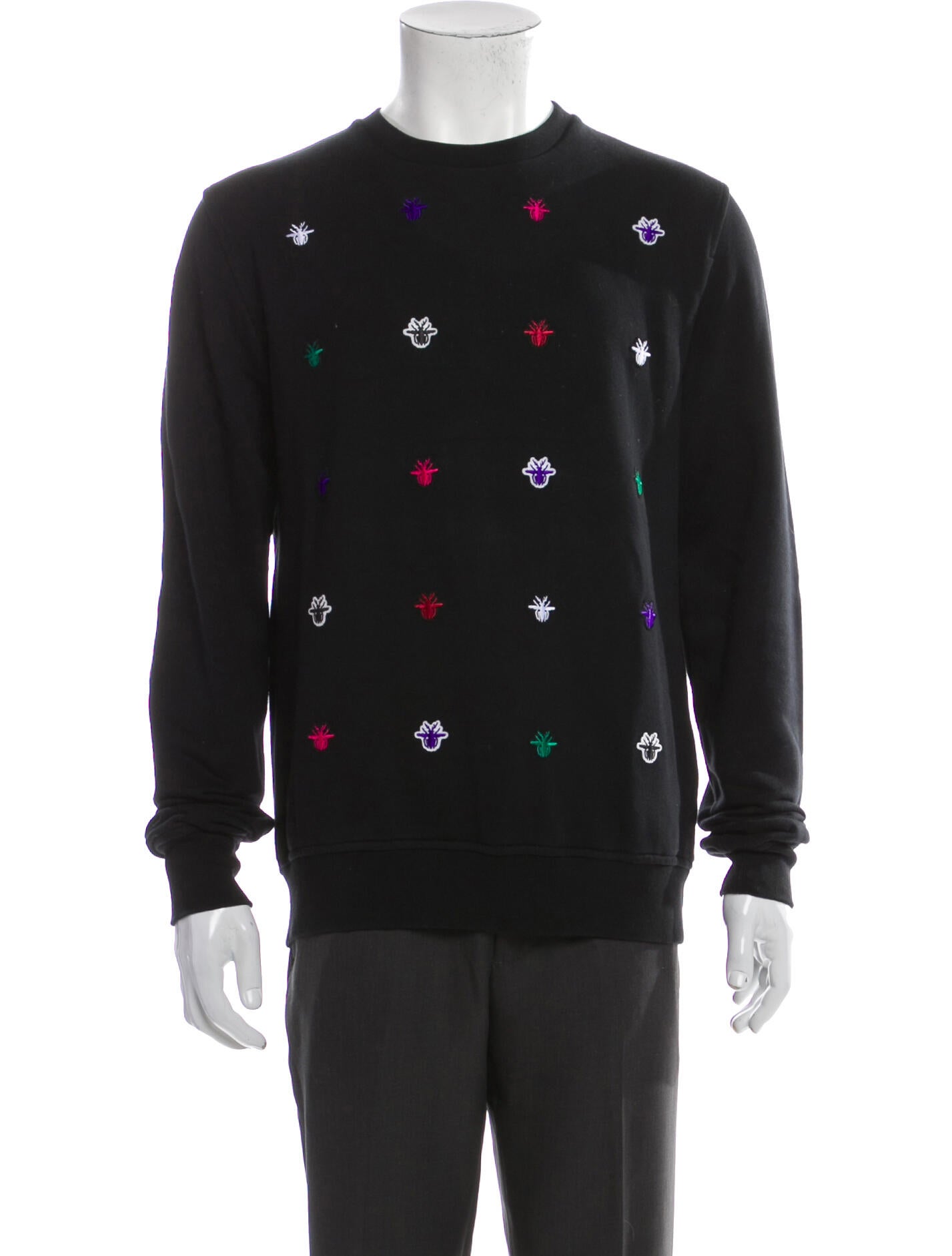 Dior Homme 2013 Bee Accent Sweatshirt - Black Sweatshirts 