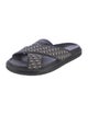 DIOR MEN Oblique Jacquard Canvas Slides