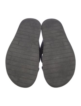 DIOR MEN Oblique Jacquard Canvas Slides