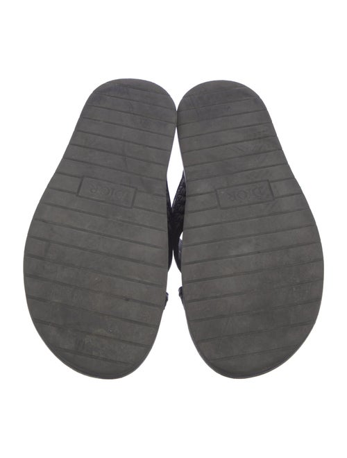 DIOR MEN Oblique Jacquard Canvas Slides