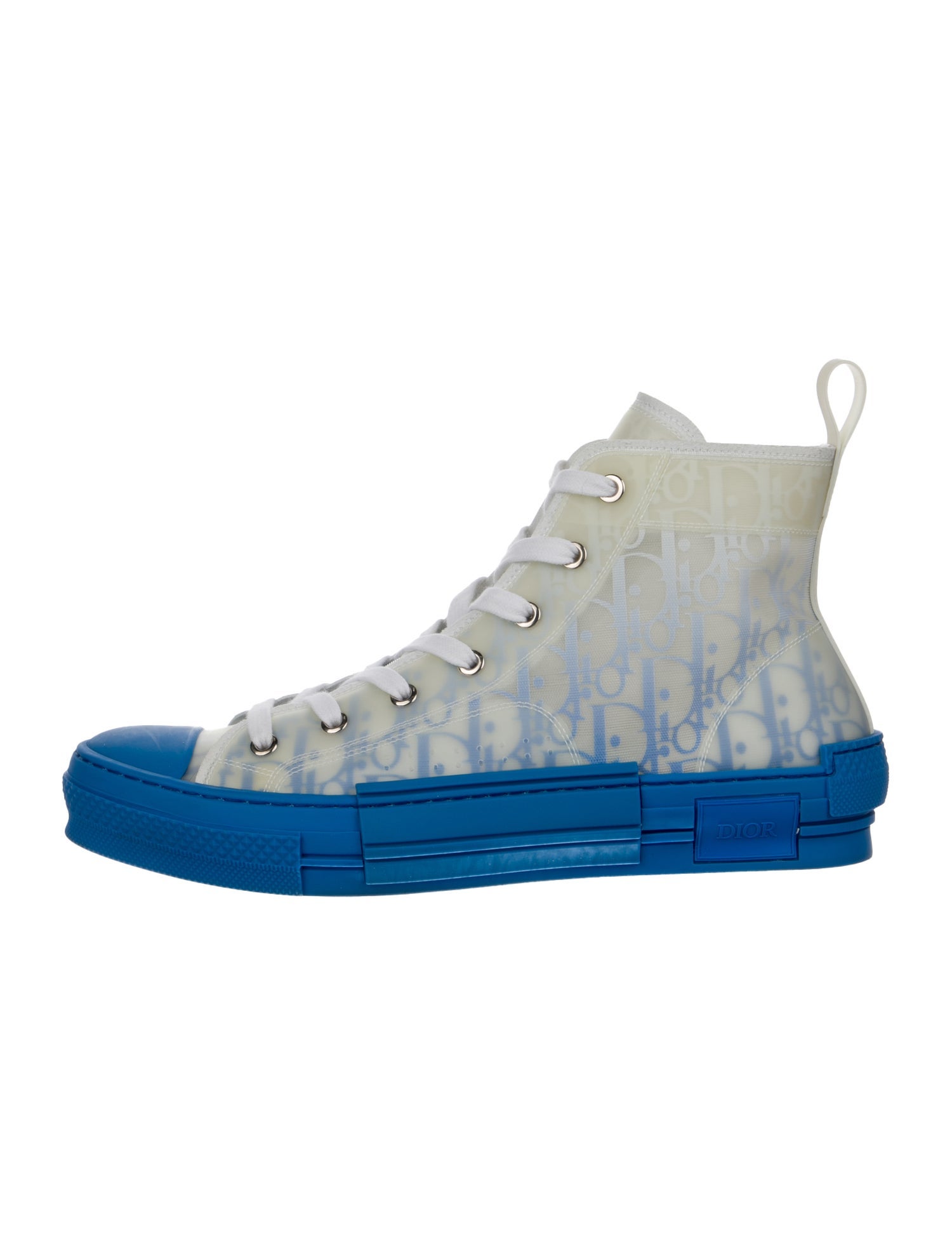 DIOR MEN B23 'Dior Oblique Transparent - Gradient Blue' Sneakers
