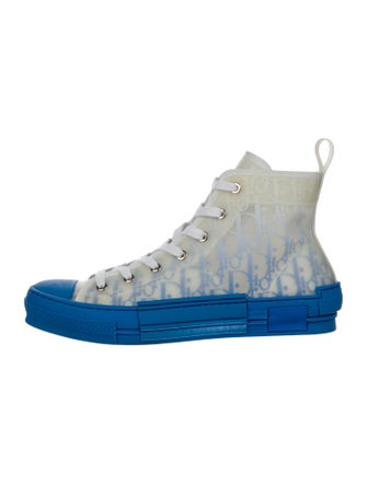 DIOR MEN B23 'Dior Oblique Transparent - Gradient Blue' Sneakers