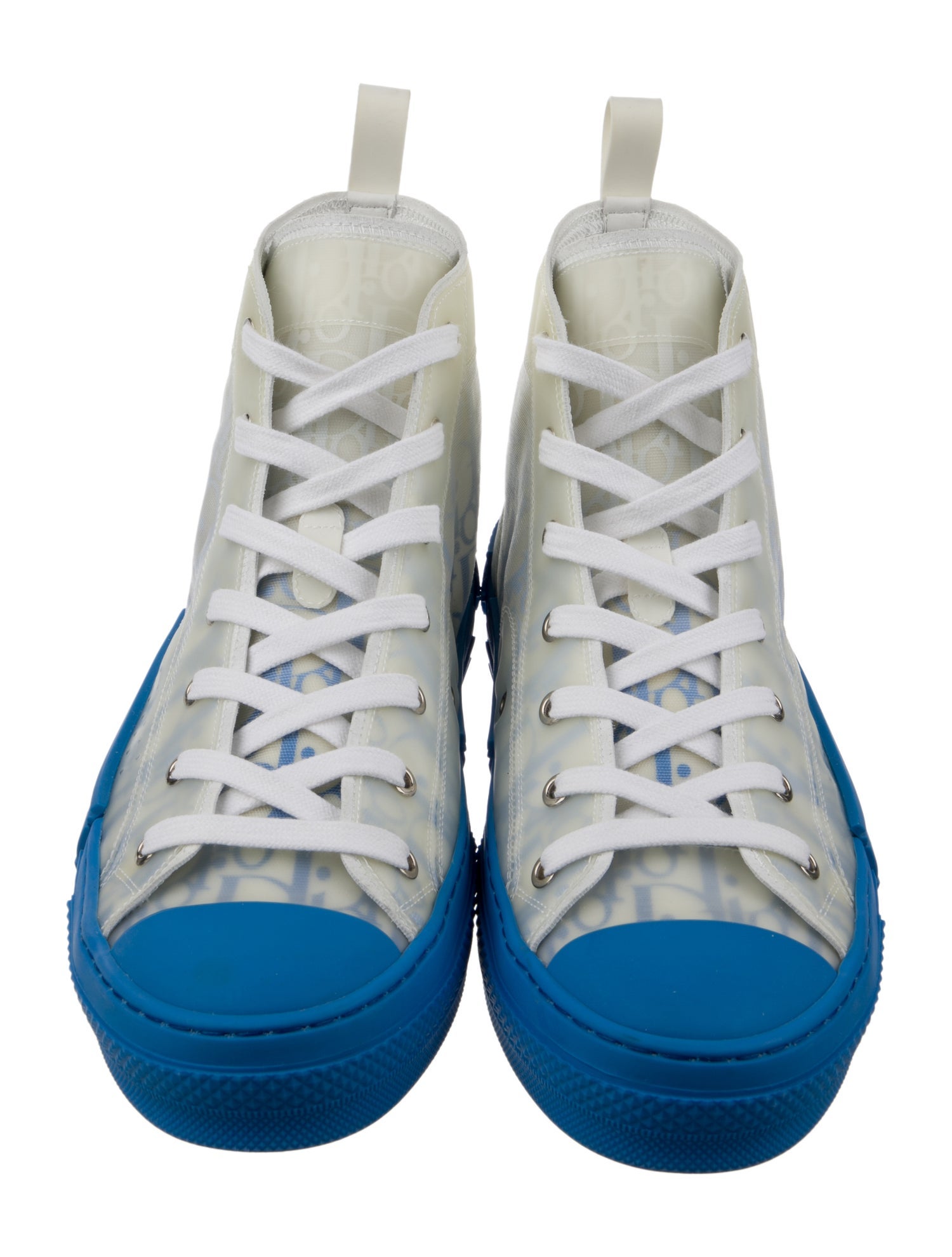 DIOR MEN B23 'Dior Oblique Transparent - Gradient Blue' Sneakers