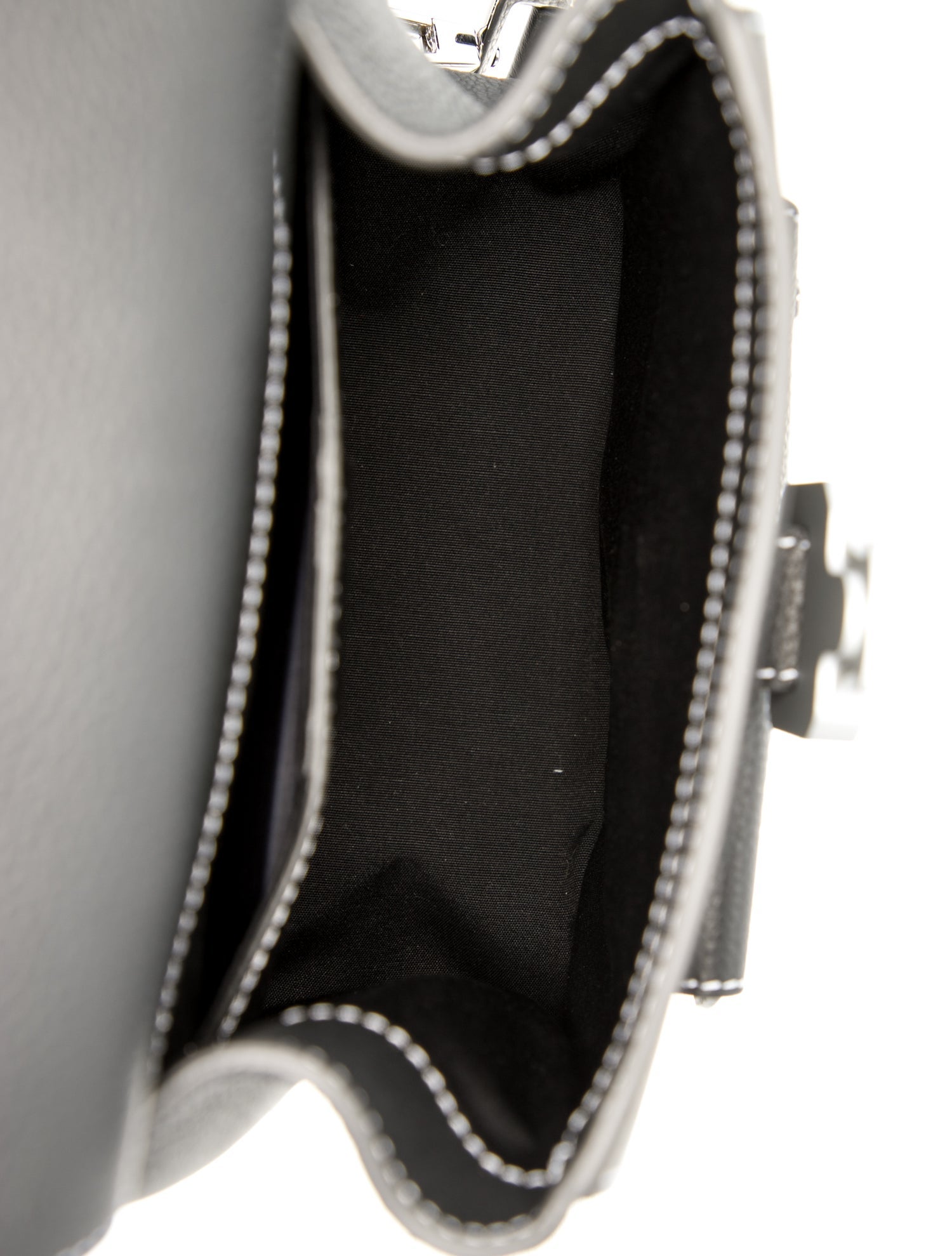 DIOR MEN Leather Mini Gallop Sling Bag - Black Messenger Bags
