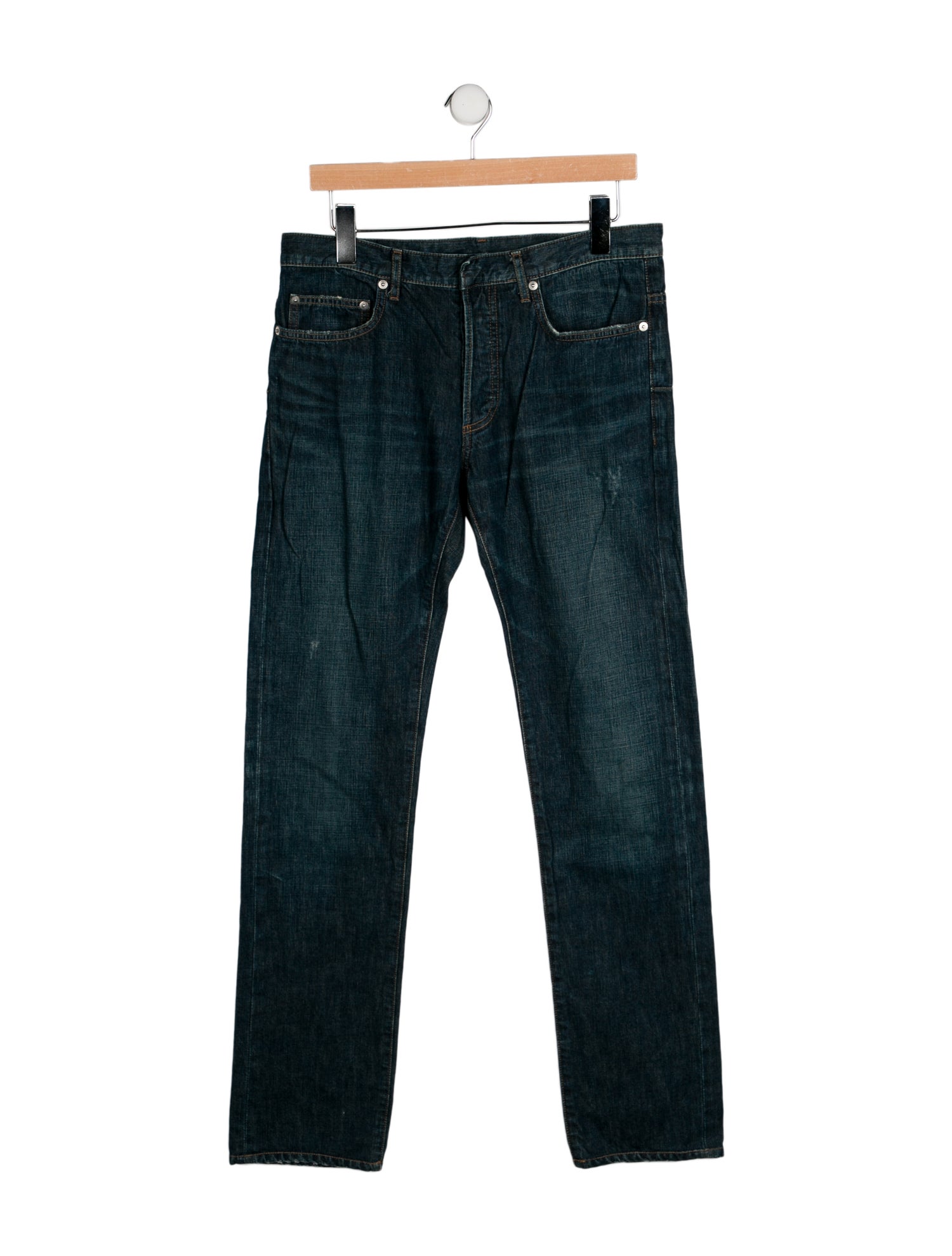 Dior Homme 2011 Skinny Jeans Blue, 9" Rise Jeans, Clothing