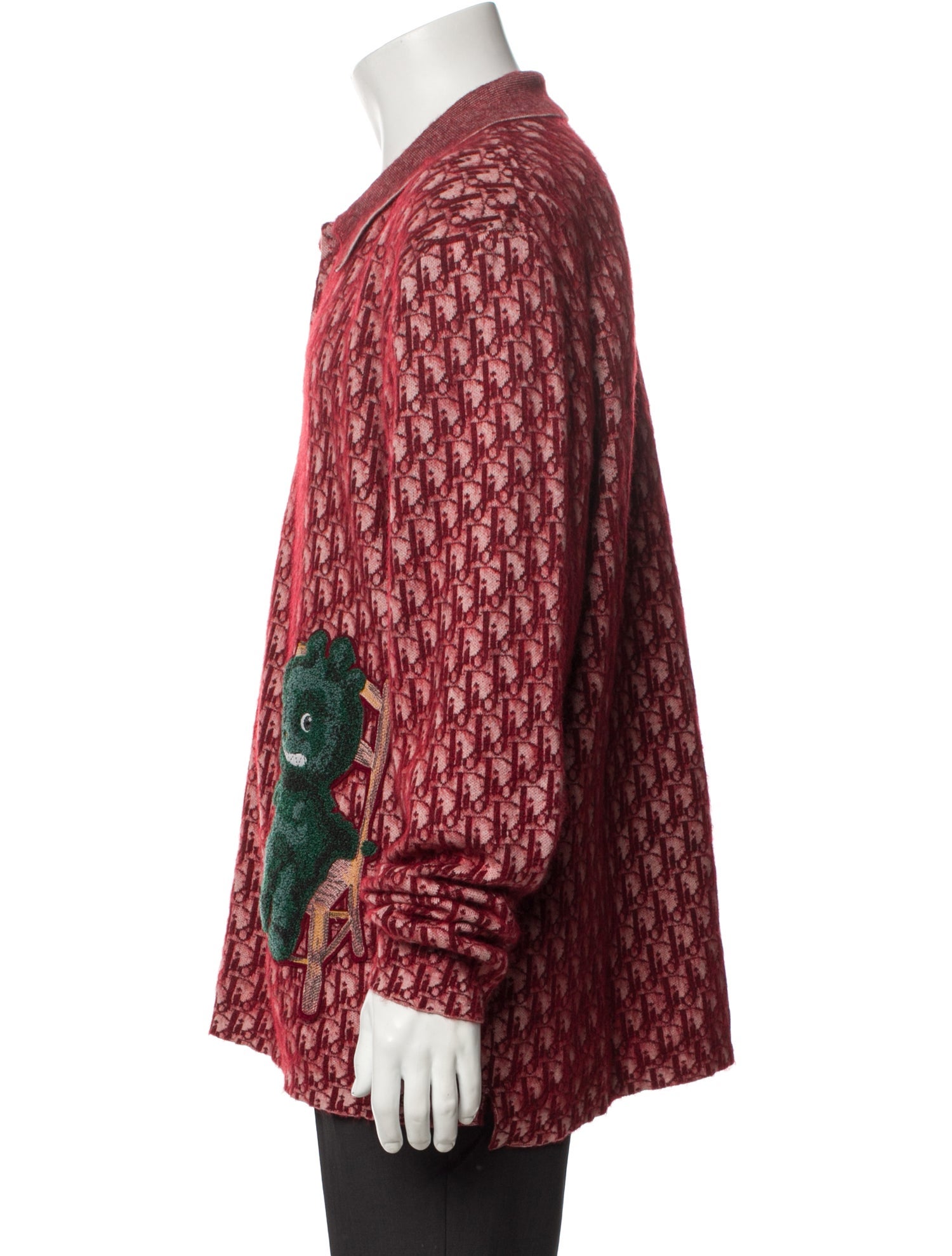 DIOR MEN 2024 Oblique Jacquard Polo Sweater