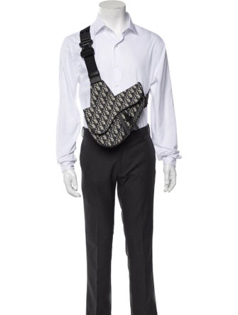 DIOR MEN Oblique Jacquard Christian Dior Saddle