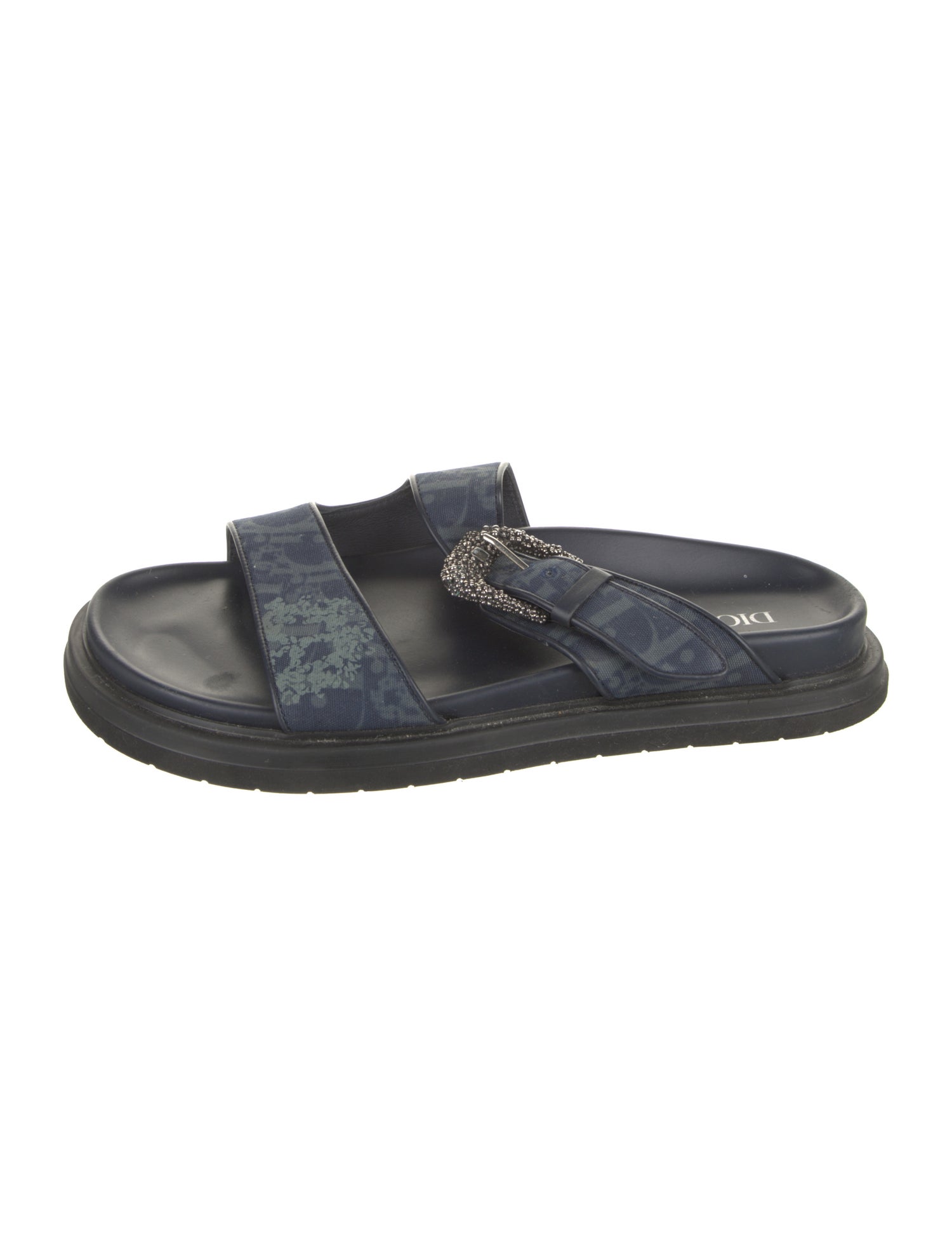 DIOR x Denim Tears Leather Slides