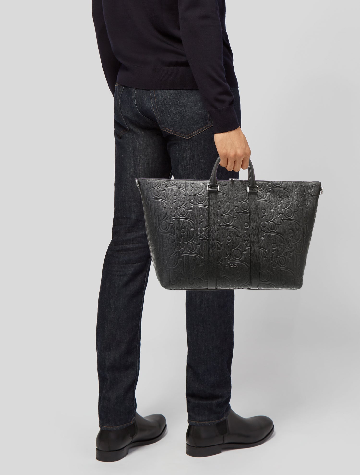 DIOR MEN Leather Weekender Bag 2024 w/ Tags