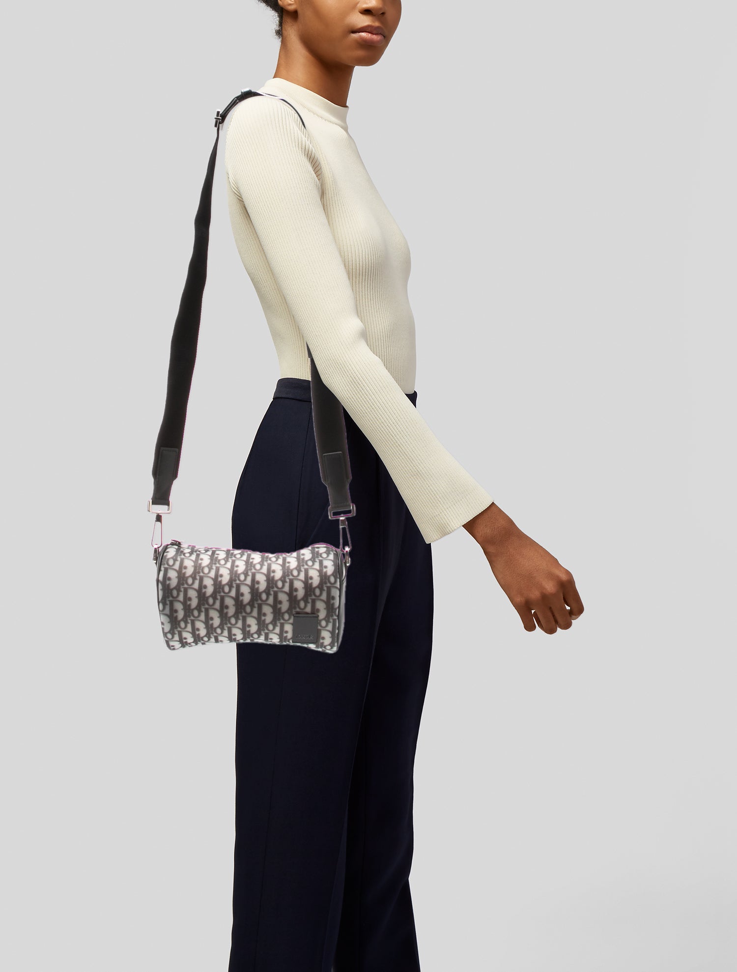 DIOR MEN Oblique Jacquard Crossbody Bag