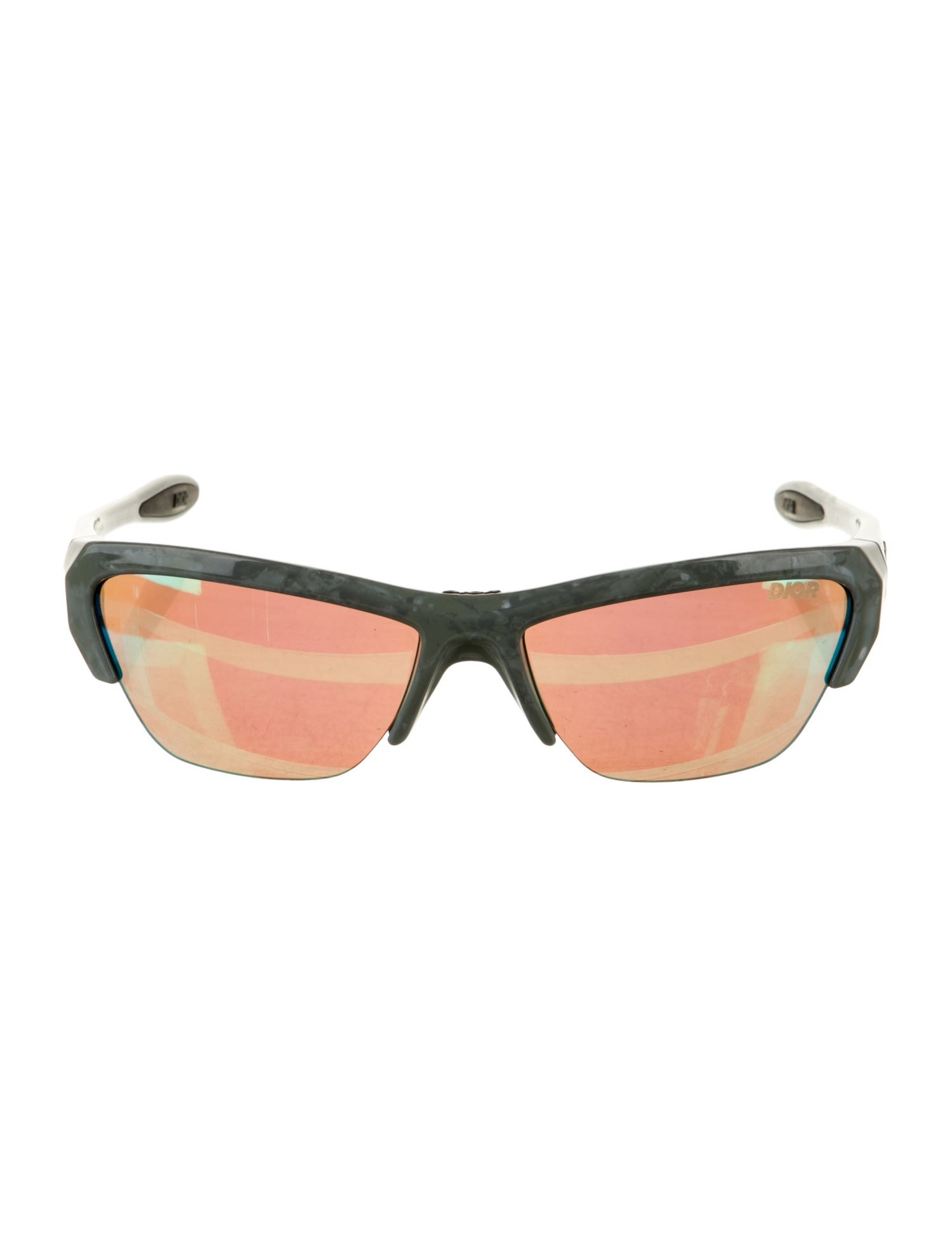 DIOR MEN Shield Mirrored Sunglasses