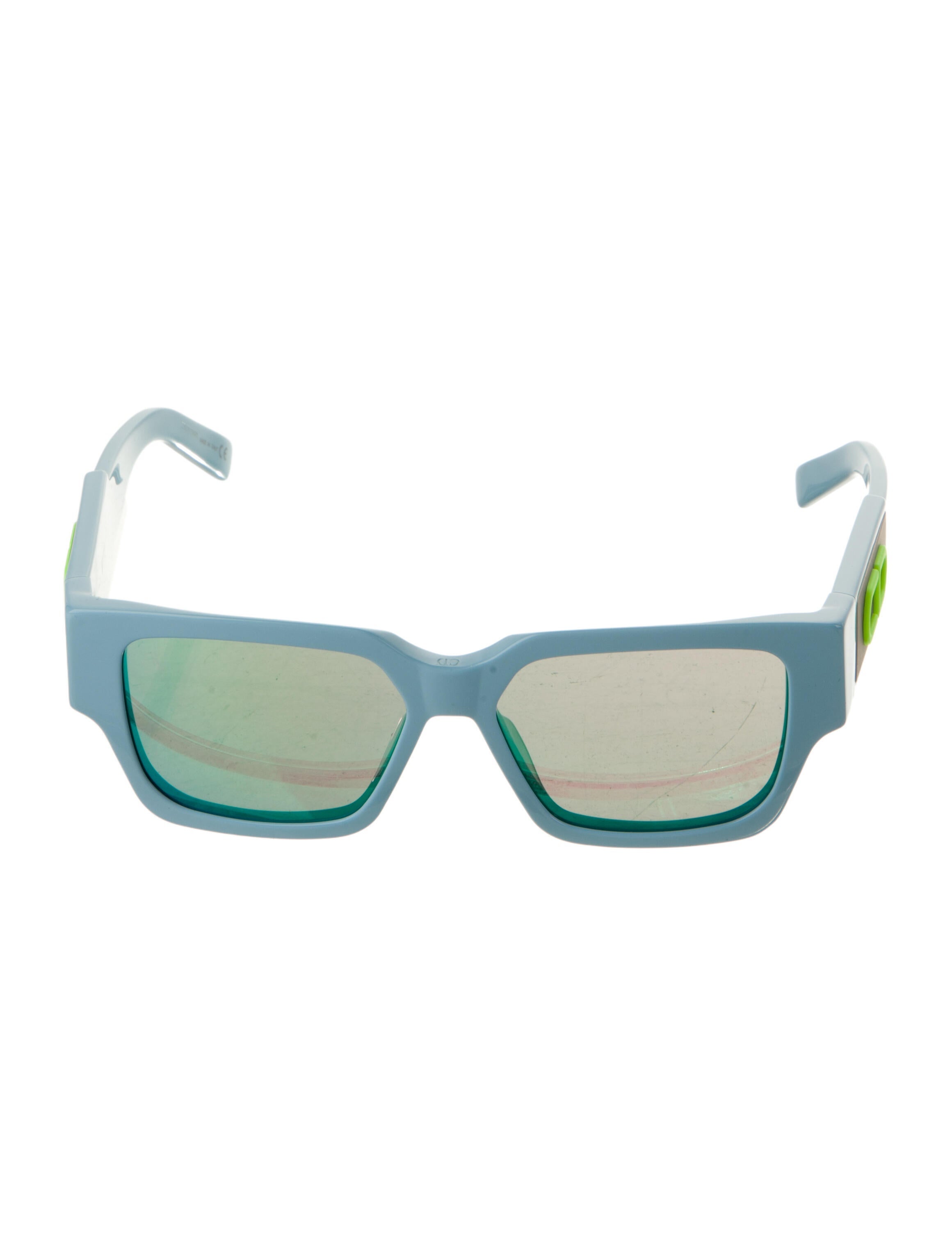 DIOR MEN Wayfarer Mirrored Sunglasses