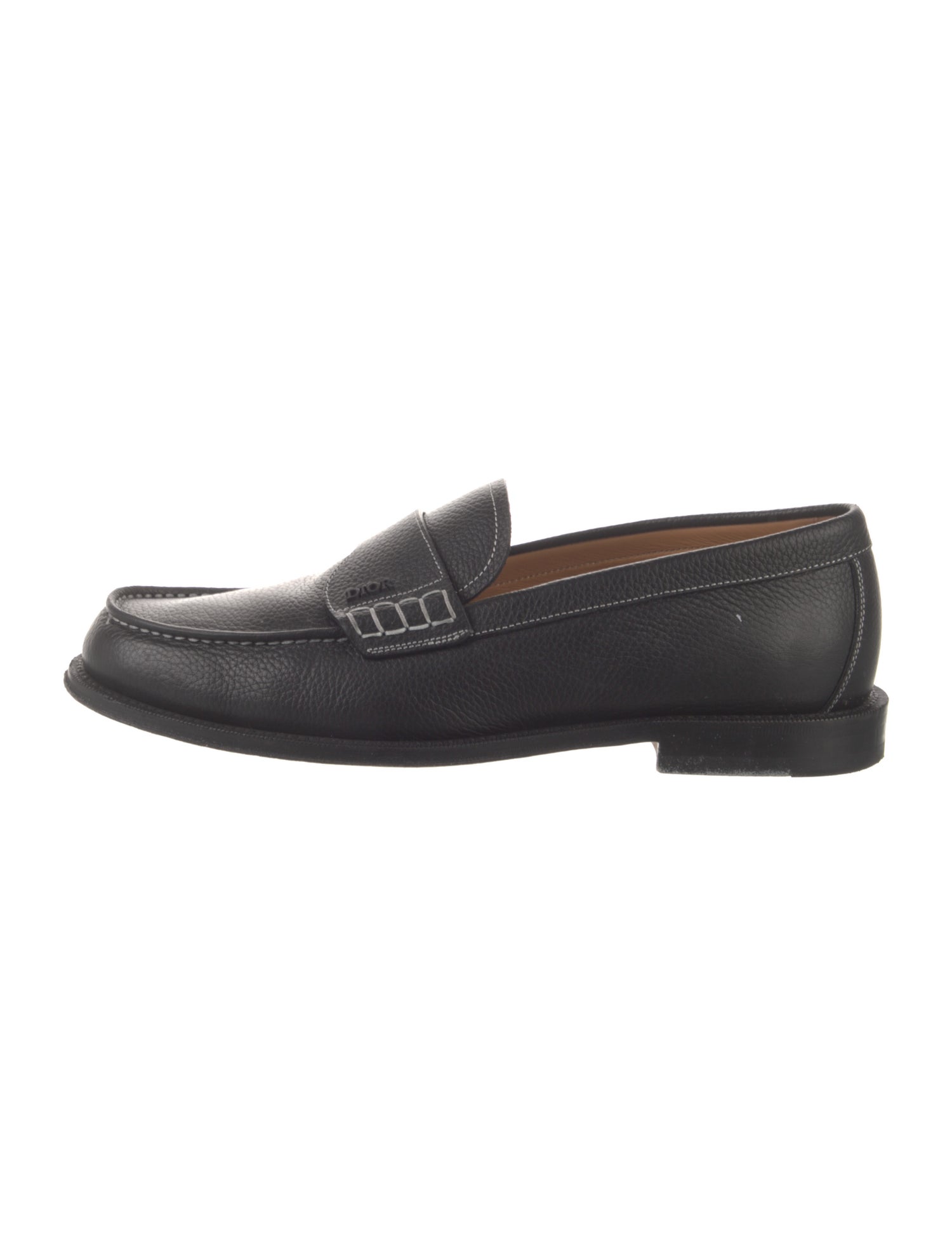 DIOR MEN Leather Dress Loafers